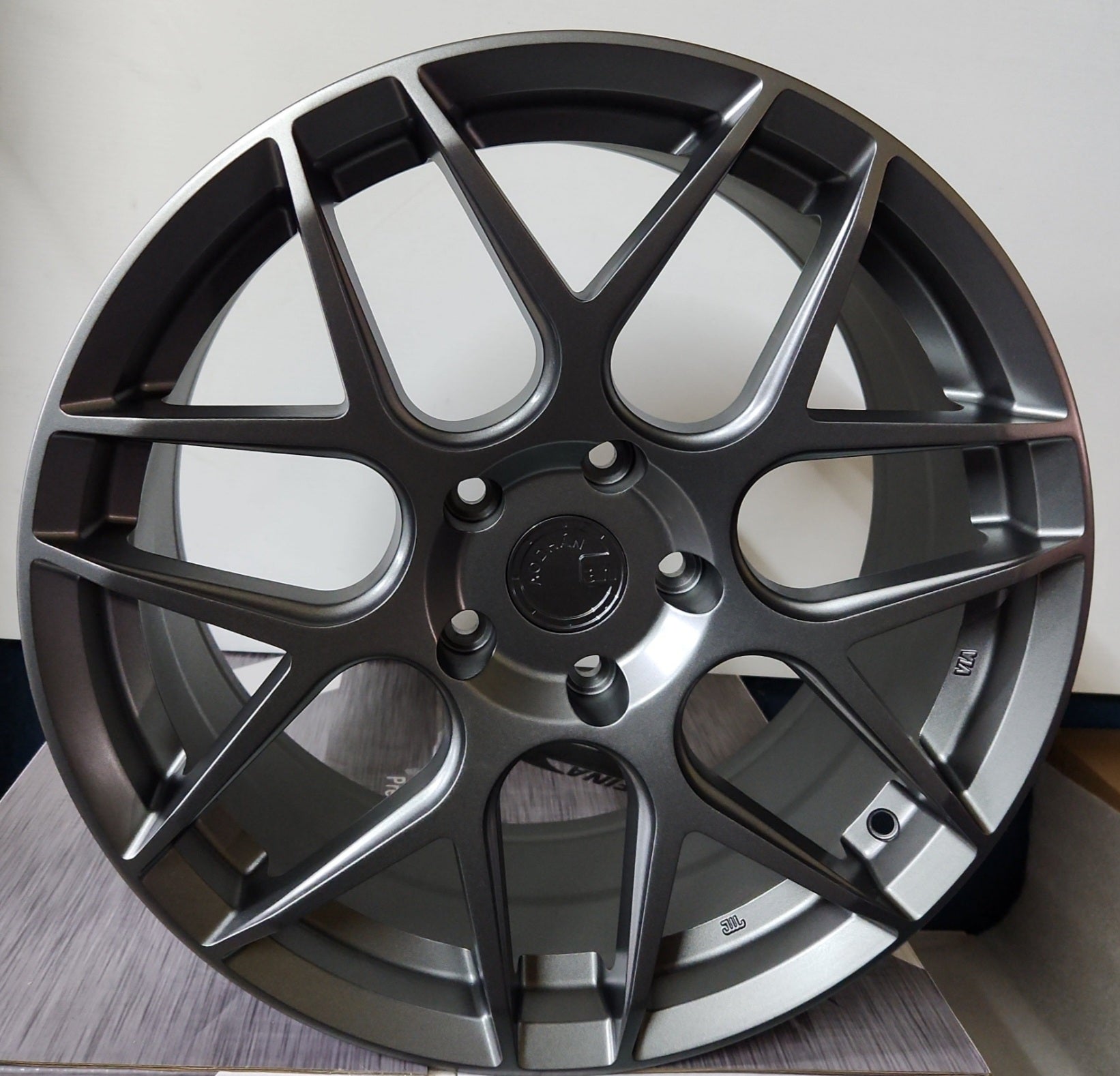 AODHAN - LS002 18X8.0 5X120 GUN METAL MACHINED - Gun Hill Tire House (WTW - WHOLESALE TIRES & WHEELS)
