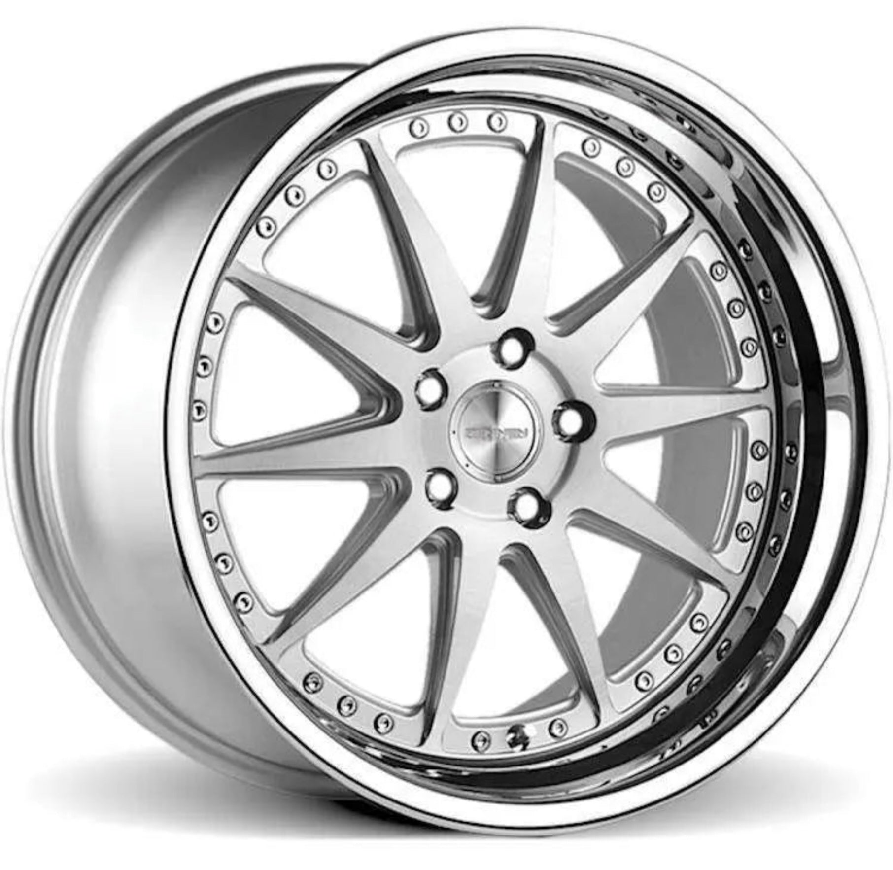 RENNEN CSL1 20x8.5 BLANKMM (5x112 - 5x120) SILVER BRUSHED CHROME SSL LIP - Gun Hill Tire House (WTW - WHOLESALE TIRES & WHEELS)