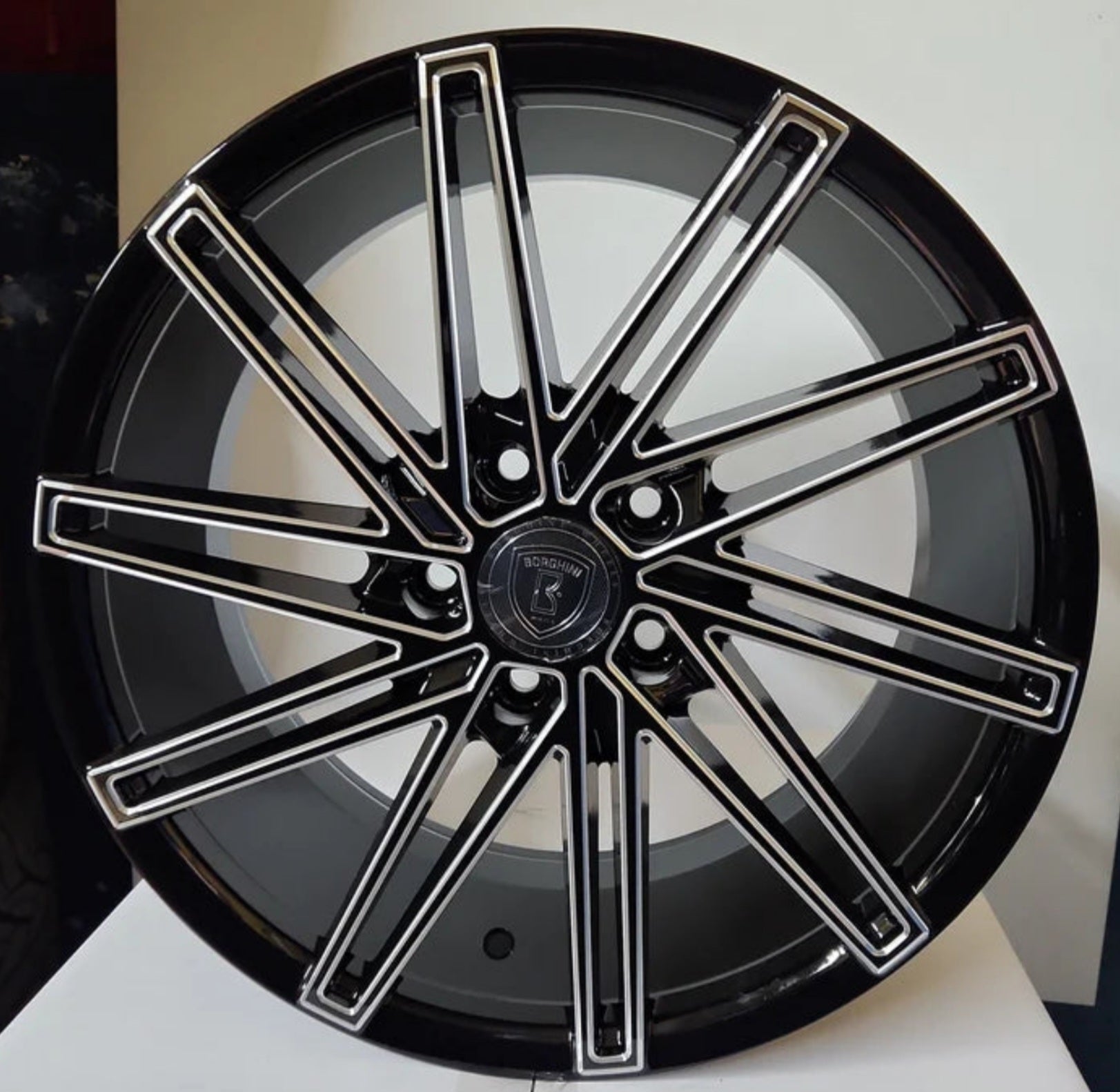 B65 M 18X8 5X114.3 GLOSS BLACK MILLING - Gun Hill Tire House (WTW - WHOLESALE TIRES & WHEELS)