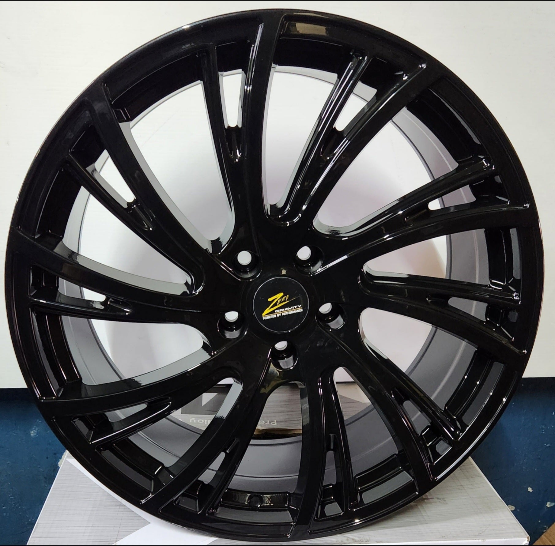 PW - ZG101 WHEELS 20x8.5 5x127 GLOSS BLACK - Gun Hill Tire House (WTW - WHOLESALE TIRES & WHEELS)