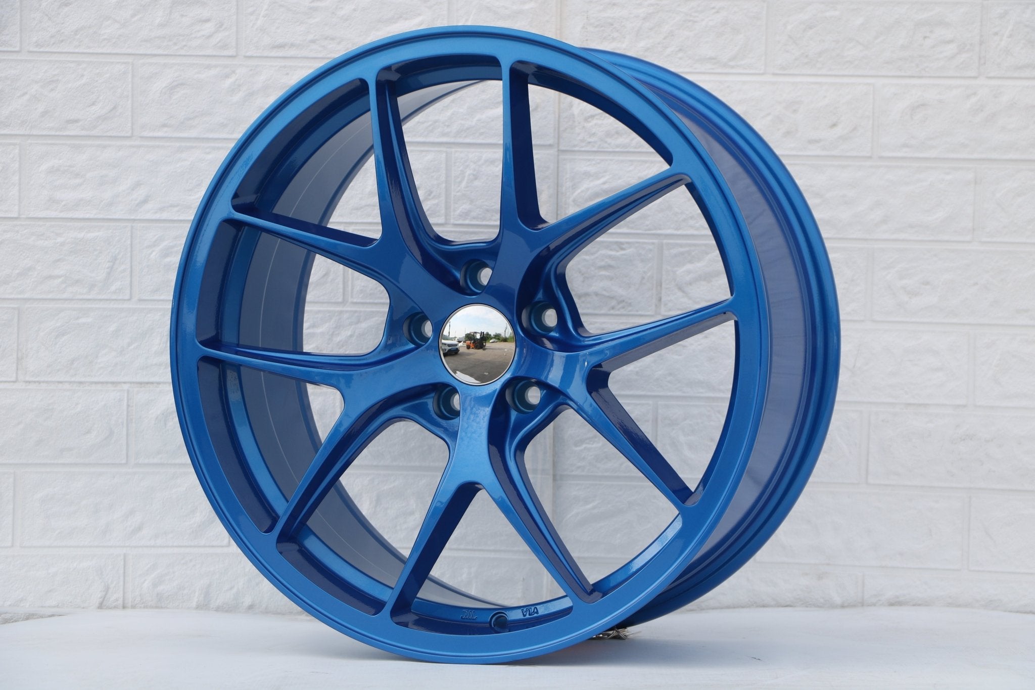 W005 1139 Blue 19x8.5 ET35 5x114.3 CB73.1 - Gun Hill Tire House (WTW - WHOLESALE TIRES & WHEELS)