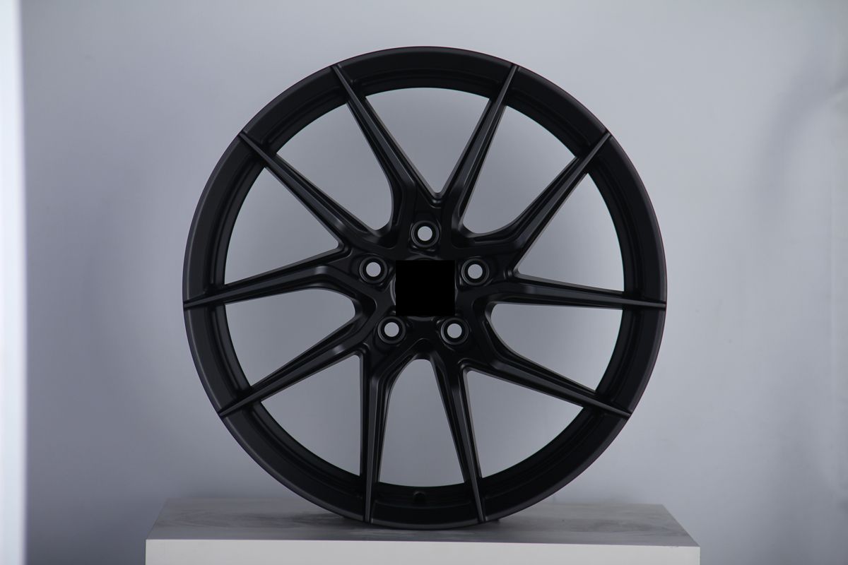 W007 VS1057 Satin Black 18x8.0 ET35 5x114.3 CB73.1 - Gun Hill Tire House (WTW - WHOLESALE TIRES & WHEELS)