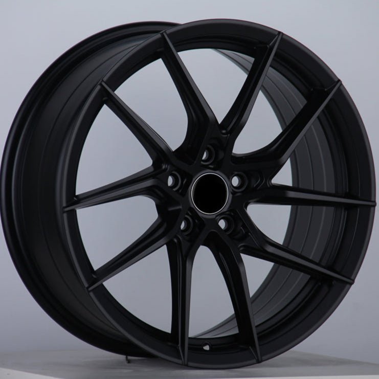 W007 VS1057 Satin Black 18x8.0 ET35 5x114.3 CB73.1 - Gun Hill Tire House (WTW - WHOLESALE TIRES & WHEELS)