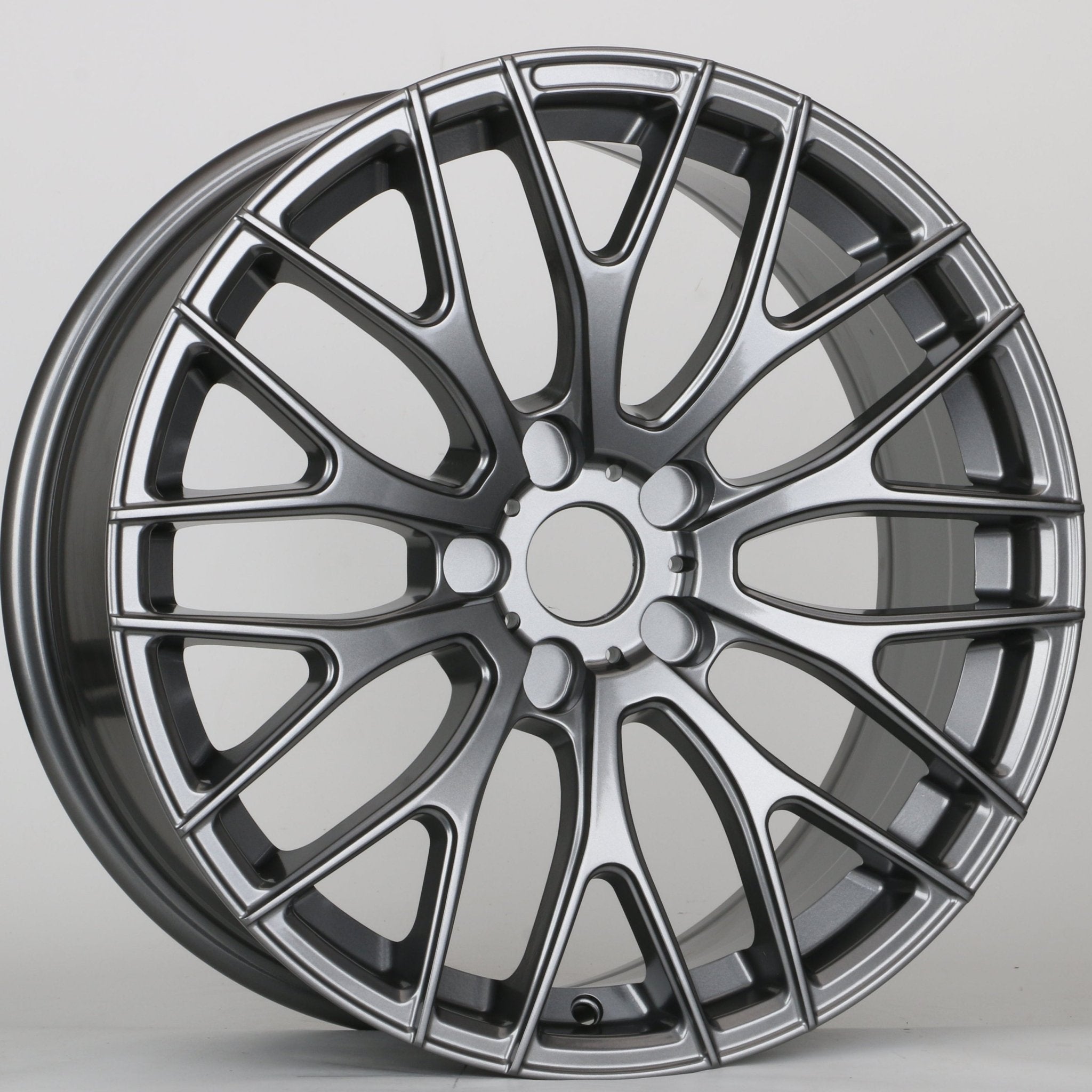 W008 D973 Gunmetal 17x7.5 ET35 5x112/114.3 CB73.1 - Gun Hill Tire House (WTW - WHOLESALE TIRES & WHEELS)