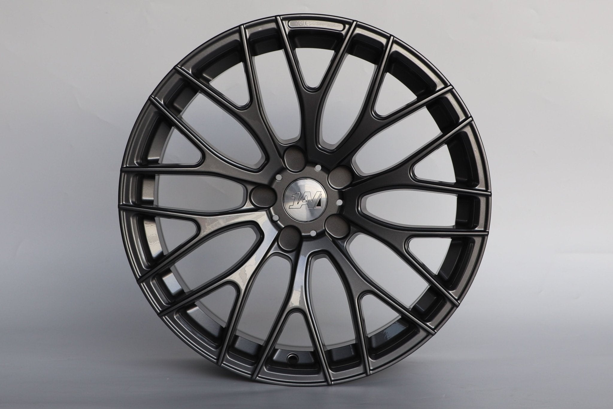 W008 D973 Gunmetal 17x7.5 ET35 5x112/114.3 CB73.1 - Gun Hill Tire House (WTW - WHOLESALE TIRES & WHEELS)