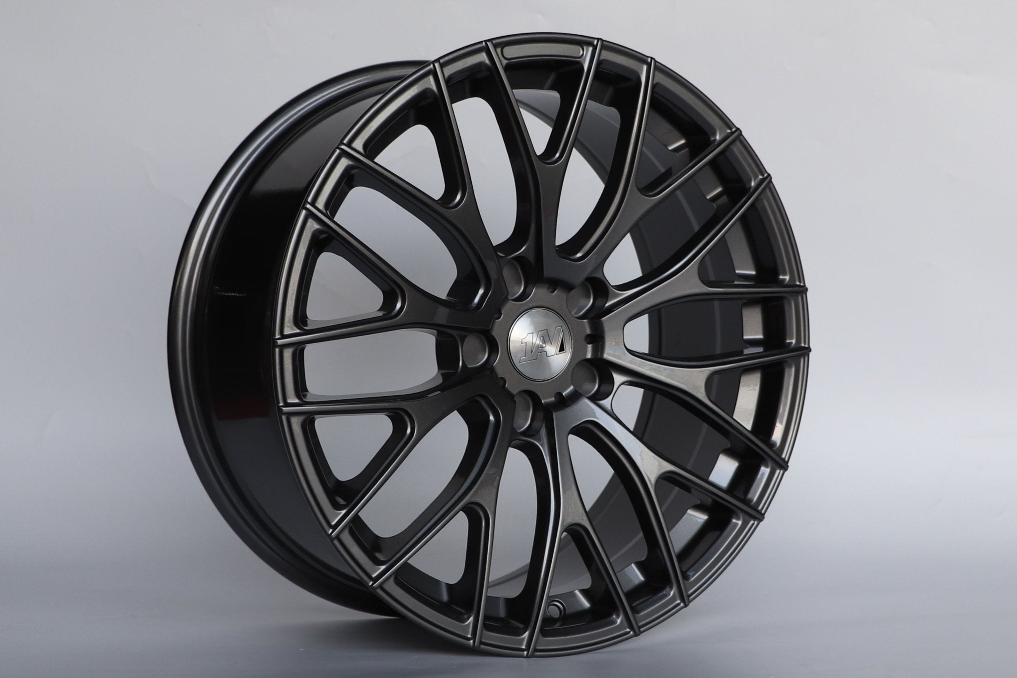 W008 D973 Gunmetal 17x7.5 ET35 5x112/114.3 CB73.1 - Gun Hill Tire House (WTW - WHOLESALE TIRES & WHEELS)