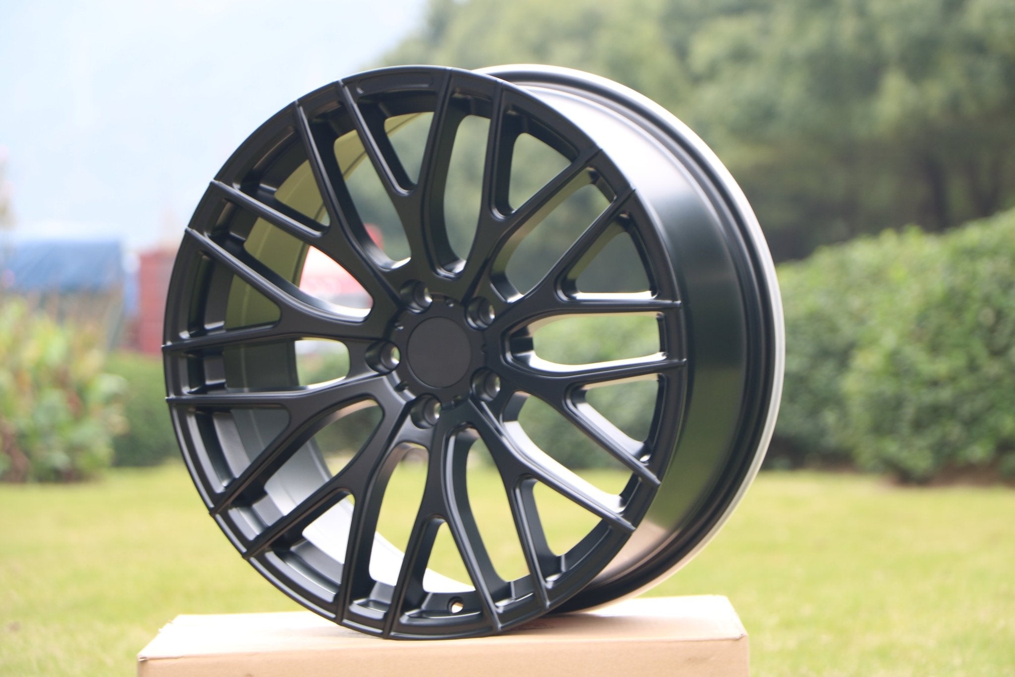 W008 Satin Black 19x9.5 ET35 5x120 CB72.56 - Gun Hill Tire House (WTW - WHOLESALE TIRES & WHEELS)