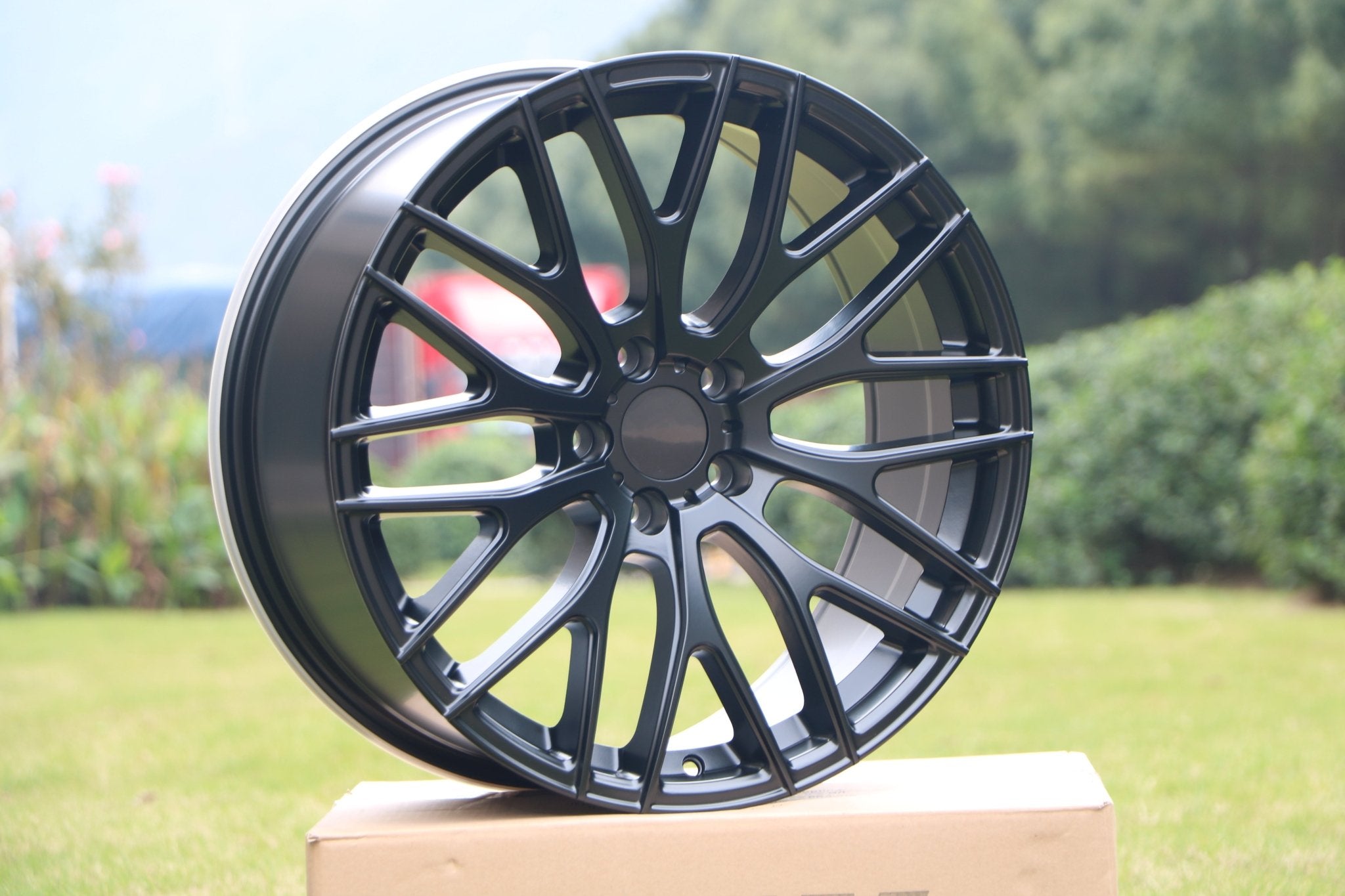 W008 Satin Black 19x9.5 ET35 5x120 CB72.56 - Gun Hill Tire House (WTW - WHOLESALE TIRES & WHEELS)