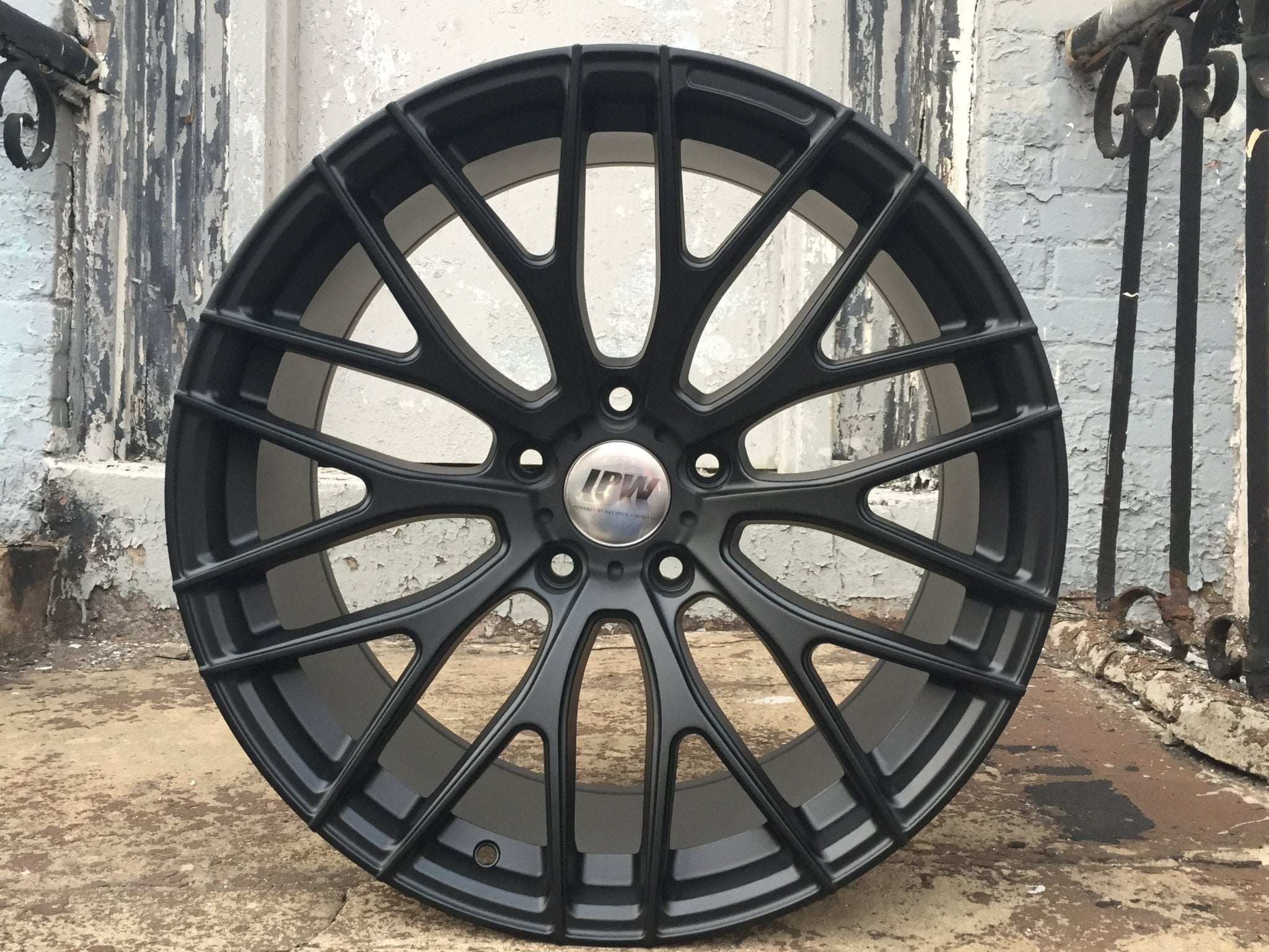 W008 Satin Black 19x9.5 ET35 5x120 CB72.56 - Gun Hill Tire House (WTW - WHOLESALE TIRES & WHEELS)