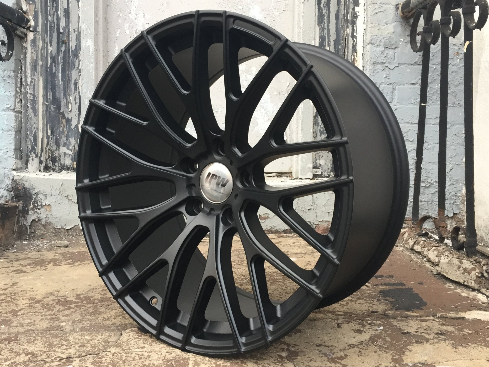 W008 Satin Black 19x9.5 ET35 5x120 CB72.56 - Gun Hill Tire House (WTW - WHOLESALE TIRES & WHEELS)