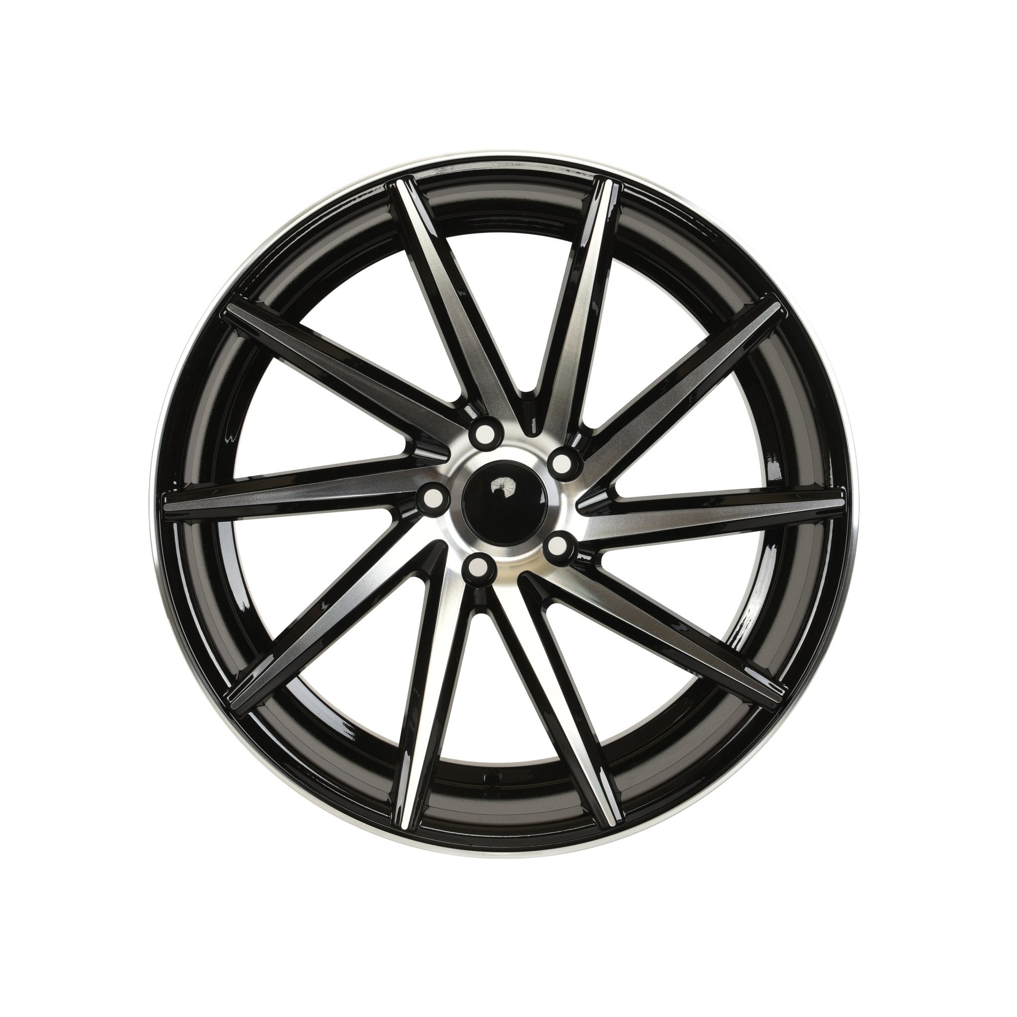 W013 1059 Black Machined Face 20x8.5 ET35 5x112/114.3 CB73.1 MB - 1582 - Gun Hill Tire House (WTW - WHOLESALE TIRES & WHEELS)