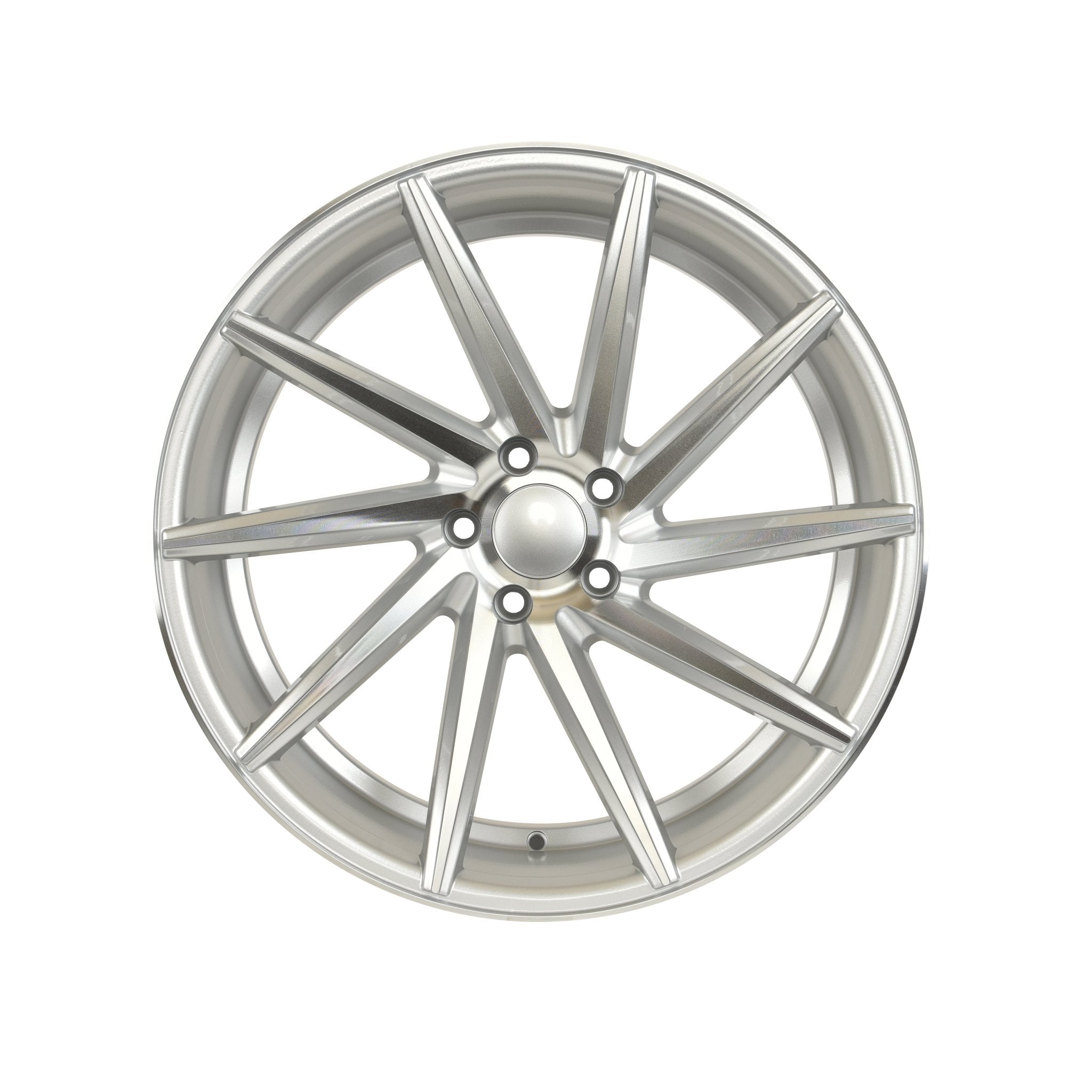 W013 Silver Machined Face 20x8.5 ET35 5x120 CB72.56 MB - 1582 - Gun Hill Tire House (WTW - WHOLESALE TIRES & WHEELS)