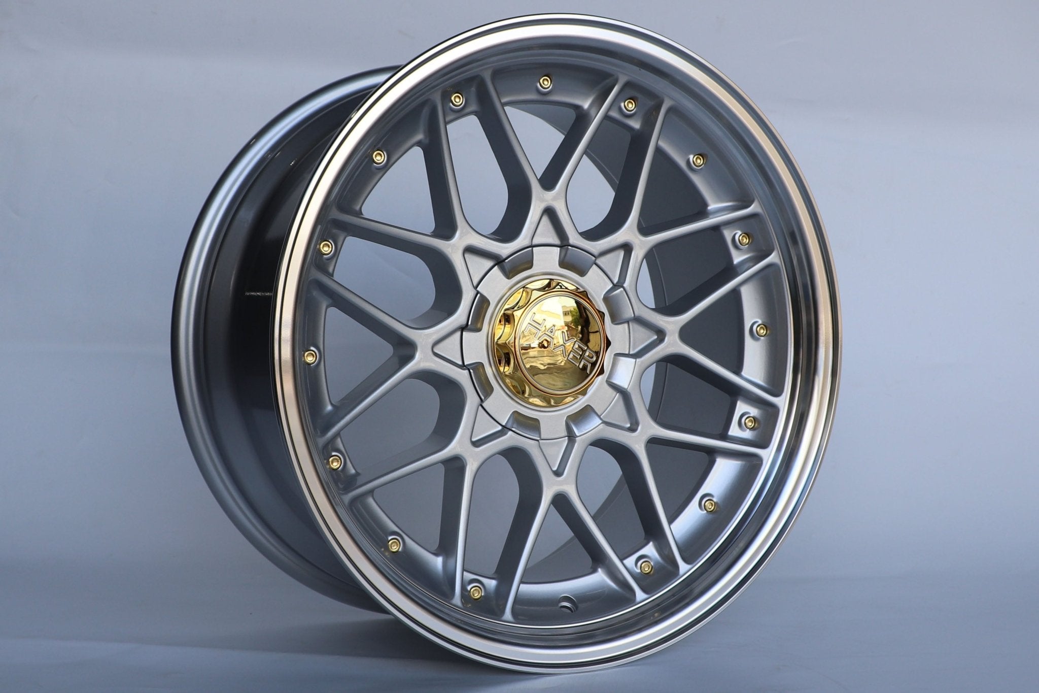 W025 SSA06 Silver Machined Face With Silver Rivet 18x9.0 ET30 5x120/114.3 CB73.1 MB - 2325 - Gun Hill Tire House (WTW - WHOLESALE TIRES & WHEELS)