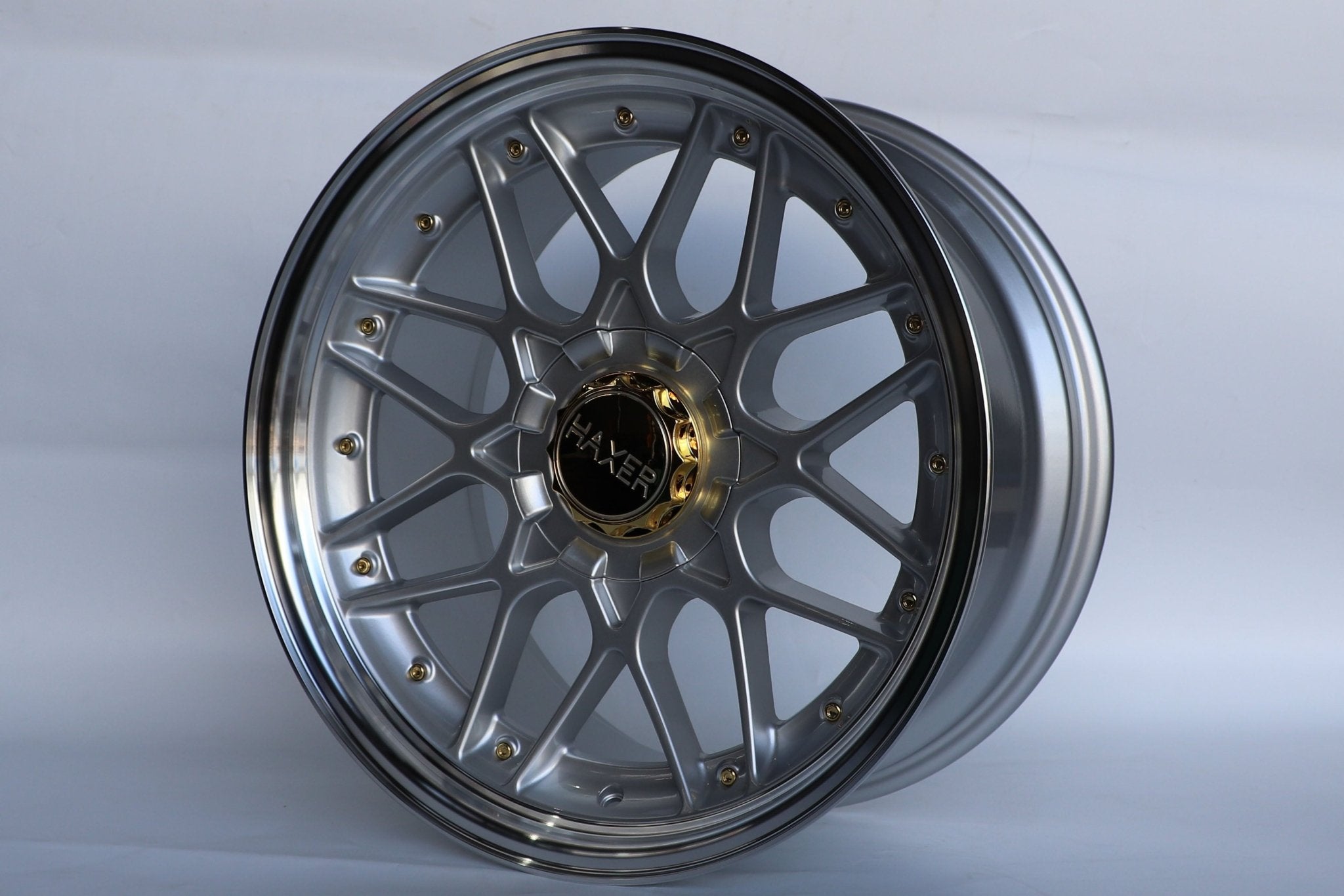 W025 SSA06 Silver Machined Face With Silver Rivet 18x9.0 ET30 5x120/114.3 CB73.1 MB - 2325 - Gun Hill Tire House (WTW - WHOLESALE TIRES & WHEELS)