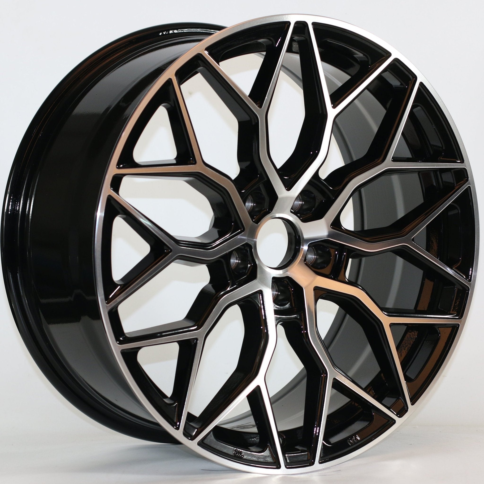 W028 / W1402 XH1024 Black Machined Face 20x8.5 ET38 5x114.3 CB73.1 - Gun Hill Tire House (WTW - WHOLESALE TIRES & WHEELS)