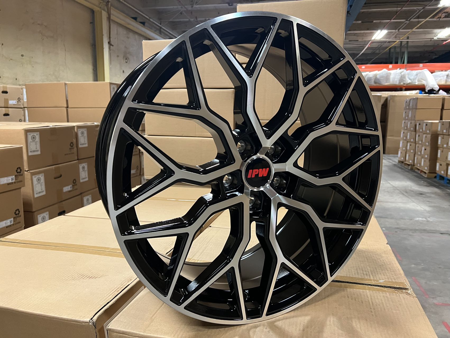 W028 / W1402 XH1024 Black Machined Face 20x8.5 ET38 5x114.3 CB73.1 - Gun Hill Tire House (WTW - WHOLESALE TIRES & WHEELS)
