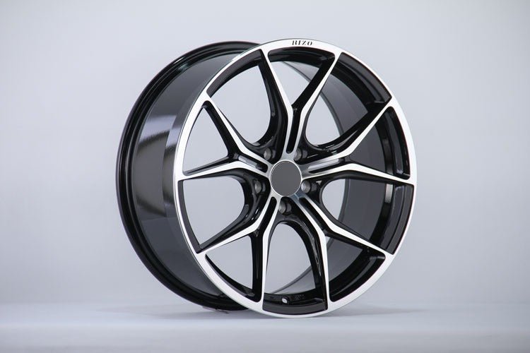 W050 Beta Black Machined Face 19x9.5 Et35 5x114.3 CB73.1 - Gun Hill Tire House (WTW - WHOLESALE TIRES & WHEELS)