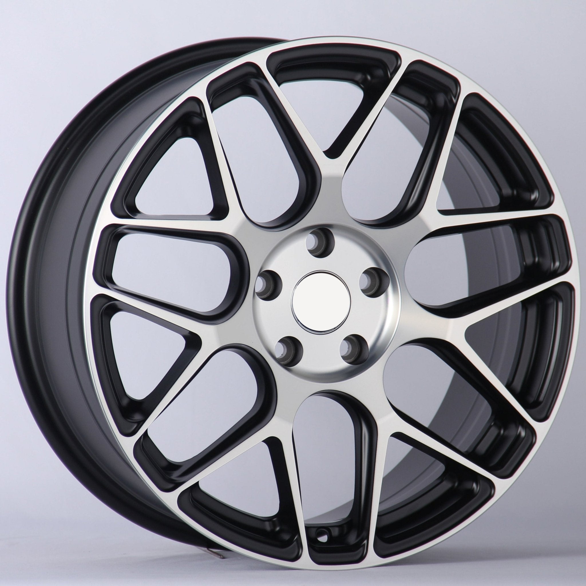 W056 330 Matte Black Machine Face 18x8.0 ET42 5x114.3 CB73.1 - Gun Hill Tire House (WTW - WHOLESALE TIRES & WHEELS)