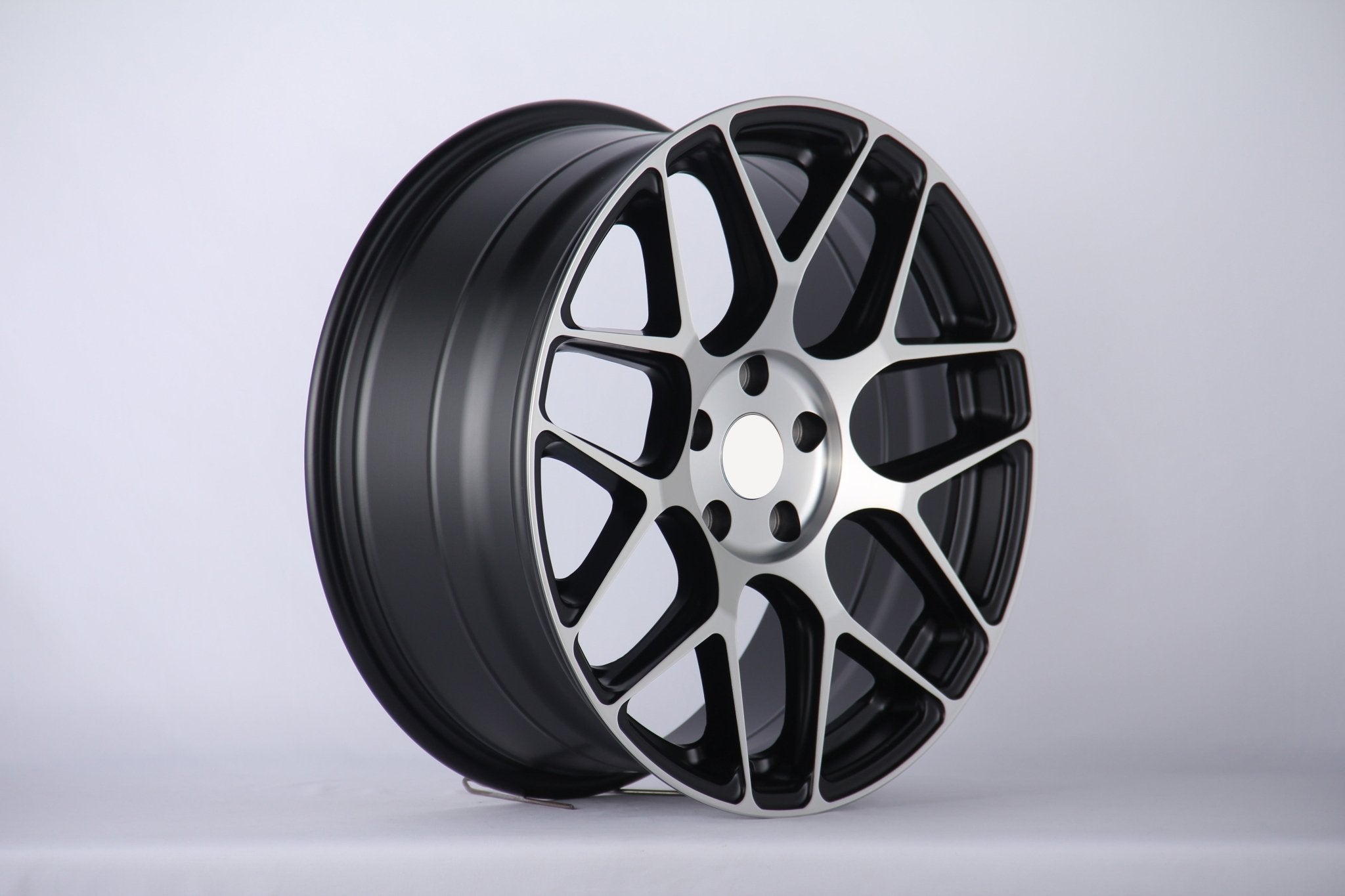 W056 330 Matte Black Machine Face 18x8.0 ET42 5x114.3 CB73.1 - Gun Hill Tire House (WTW - WHOLESALE TIRES & WHEELS)