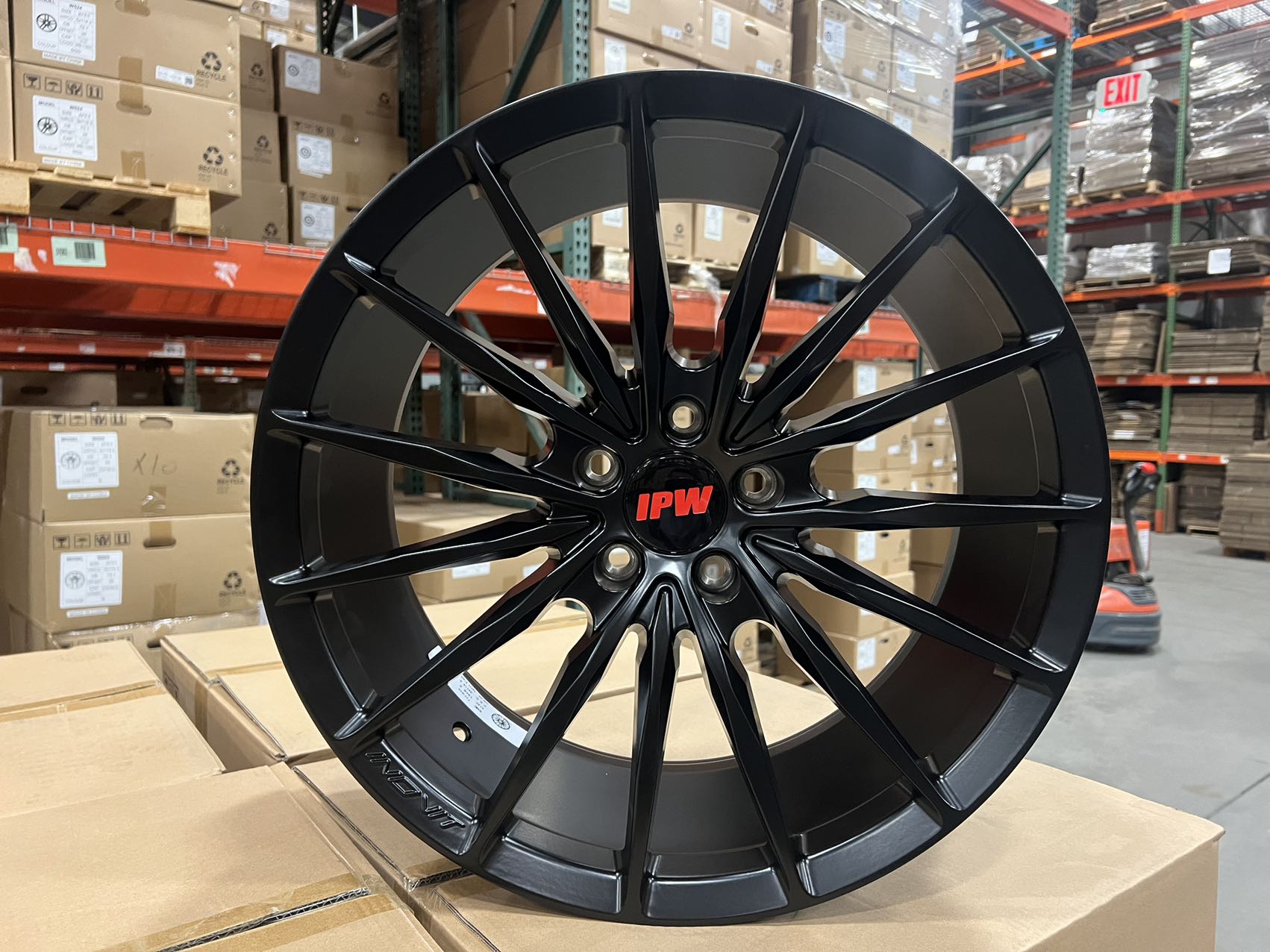 W090 XH219 Satin Black 19x8.5 ET35 5x114.3 CB73.1 - Gun Hill Tire House (WTW - WHOLESALE TIRES & WHEELS)