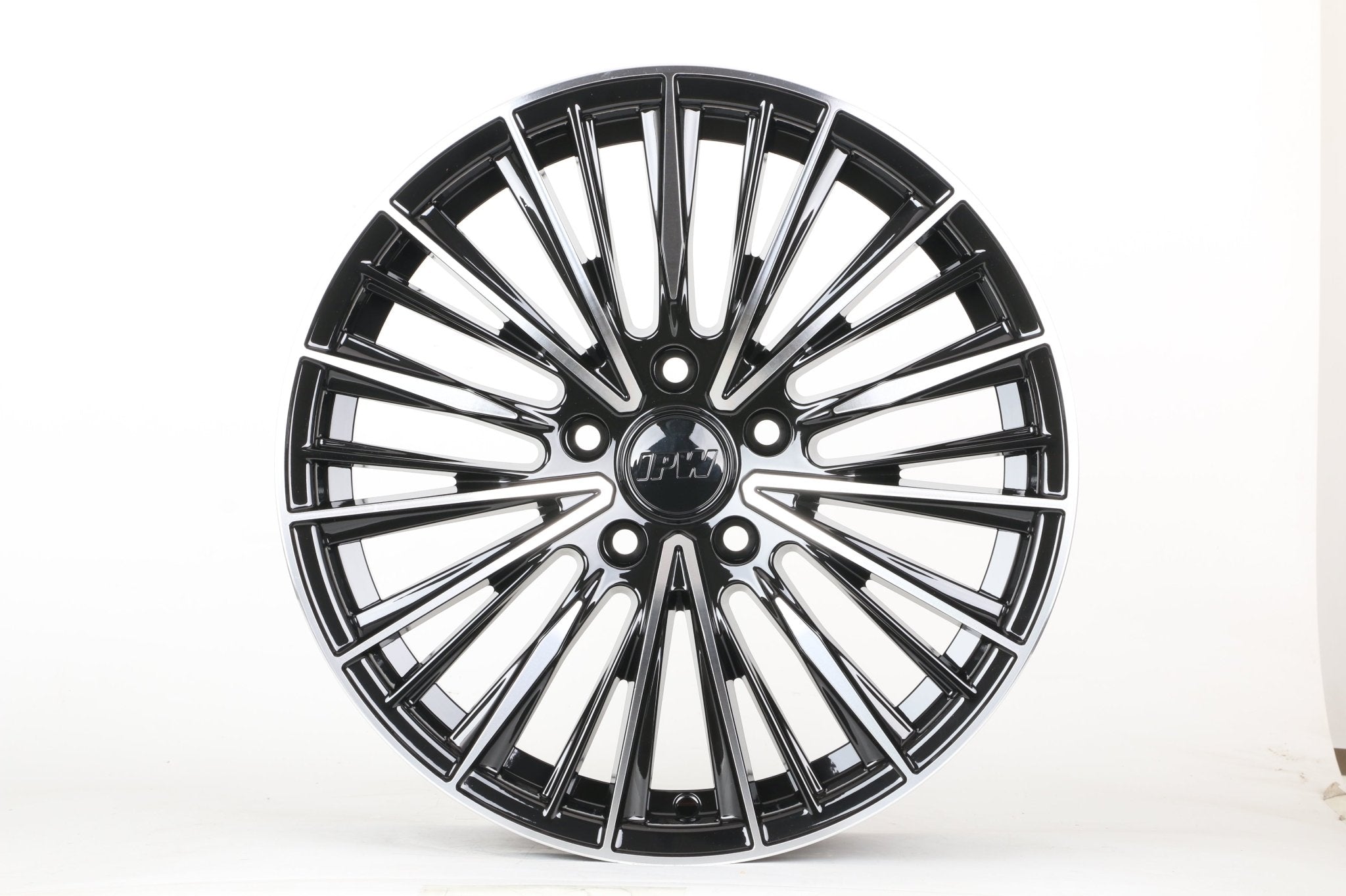 W102 1861 Black Machined Face 17x7.5 ET35 5x113 CB73.1 C030IPW - B - Gun Hill Tire House (WTW - WHOLESALE TIRES & WHEELS)