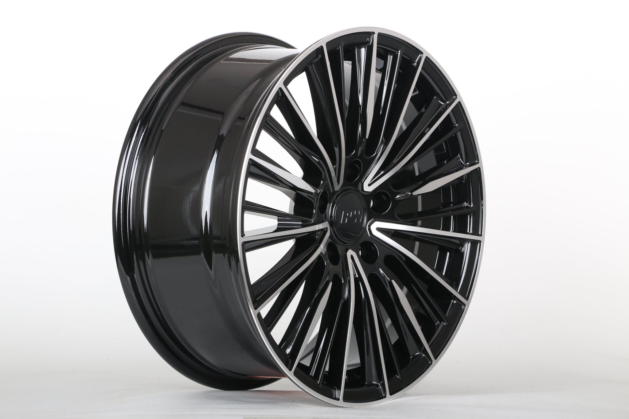 W102 1861 Black Machined Face 17x7.5 ET35 5x113 CB73.1 C030IPW - B - Gun Hill Tire House (WTW - WHOLESALE TIRES & WHEELS)