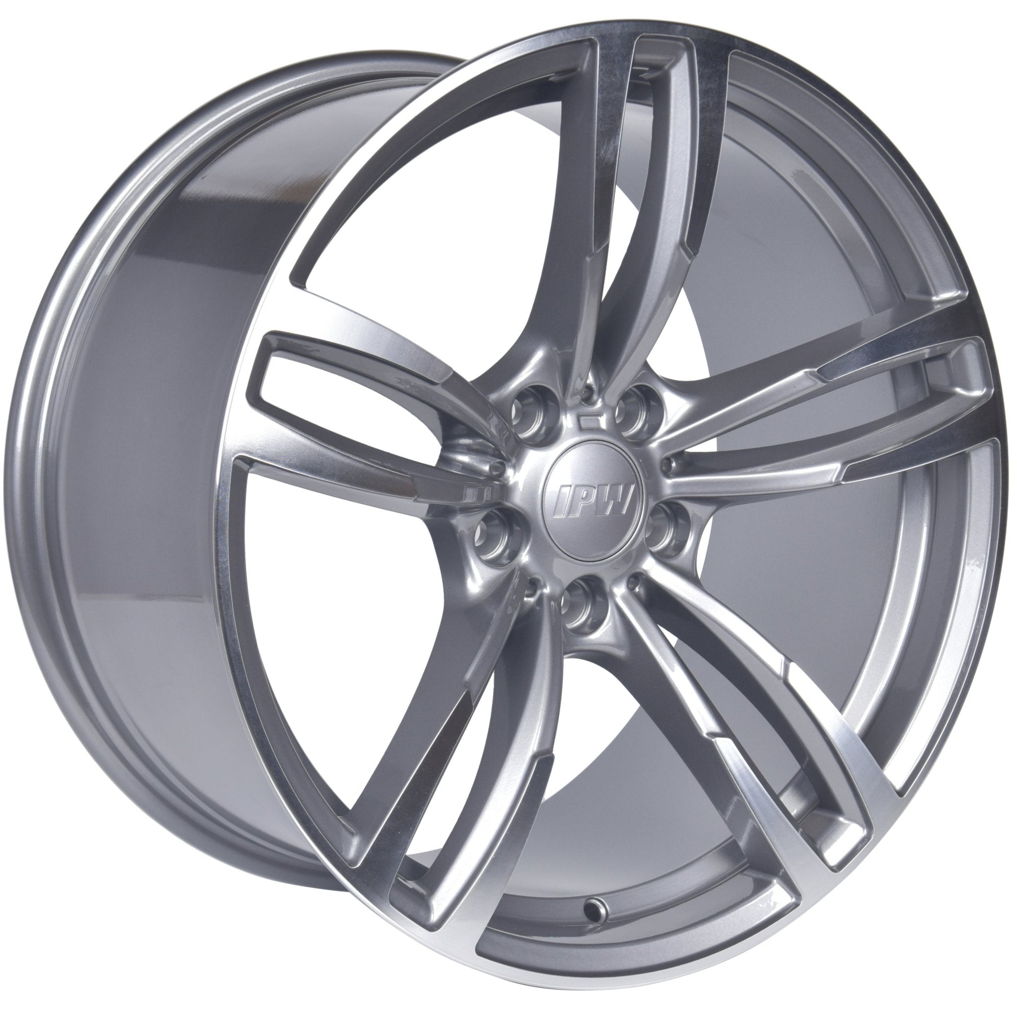 W1121 Gunmetal Machined Face 19x9.5 ET35 5x120 CB72.56 - Gun Hill Tire House (WTW - WHOLESALE TIRES & WHEELS)