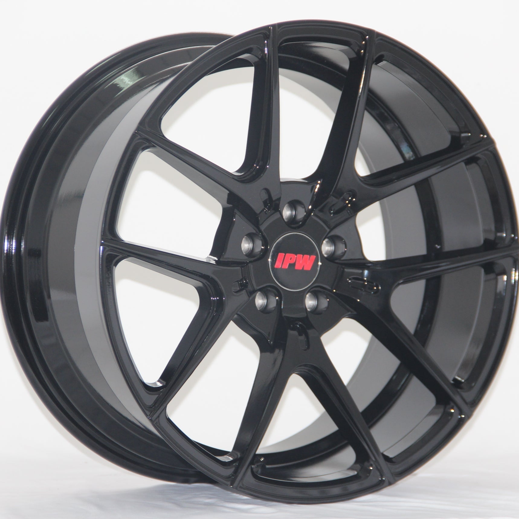 W1405 Gloss Black 20x8.5 ET35 5x114.3 CB73.1 6 56208507B - Gun Hill Tire House (WTW - WHOLESALE TIRES & WHEELS)