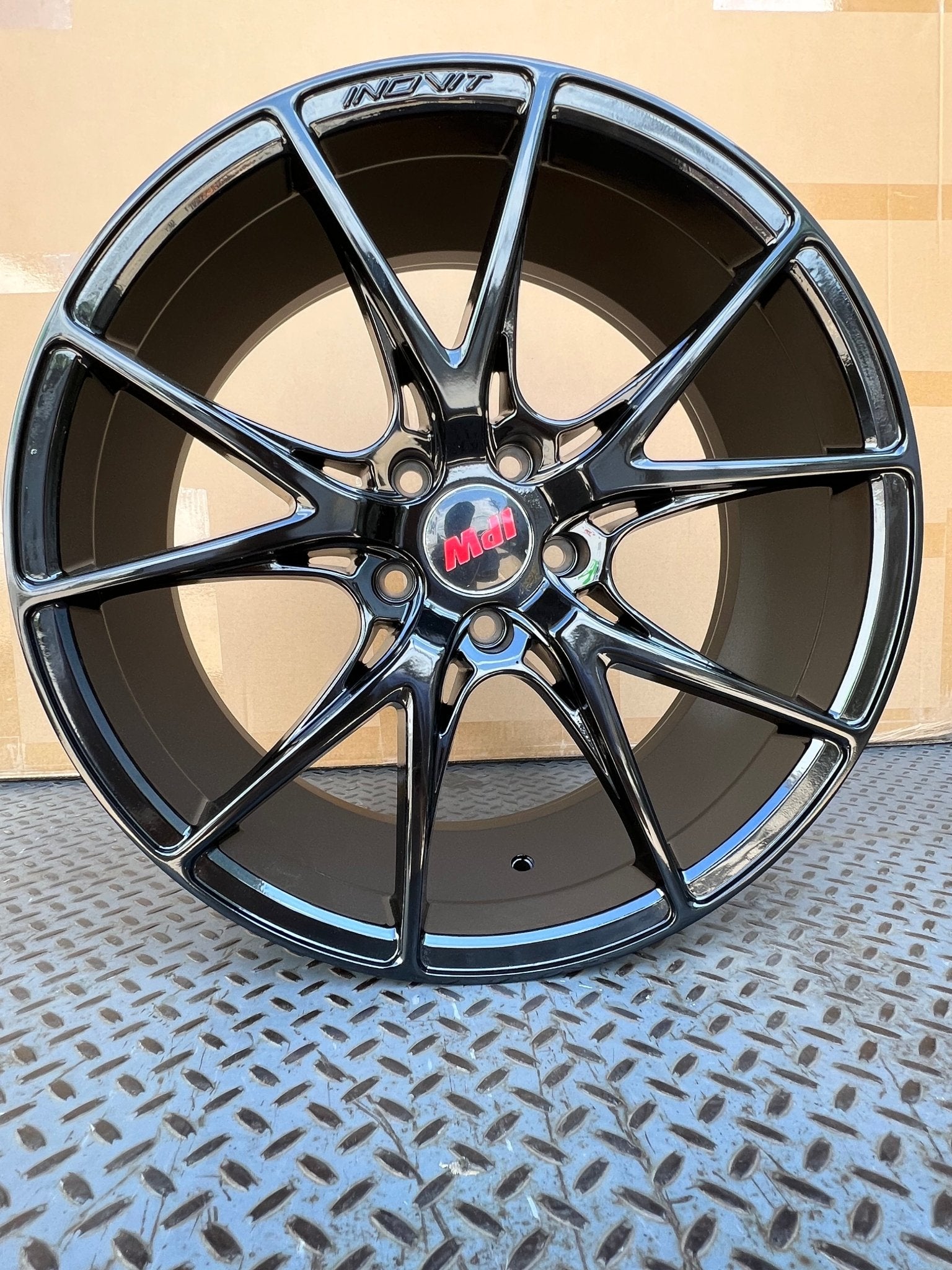W1406 218 Gloss Black 19x9.5 ET35 5x114.3 CB73.1 - Gun Hill Tire House (WTW - WHOLESALE TIRES & WHEELS)
