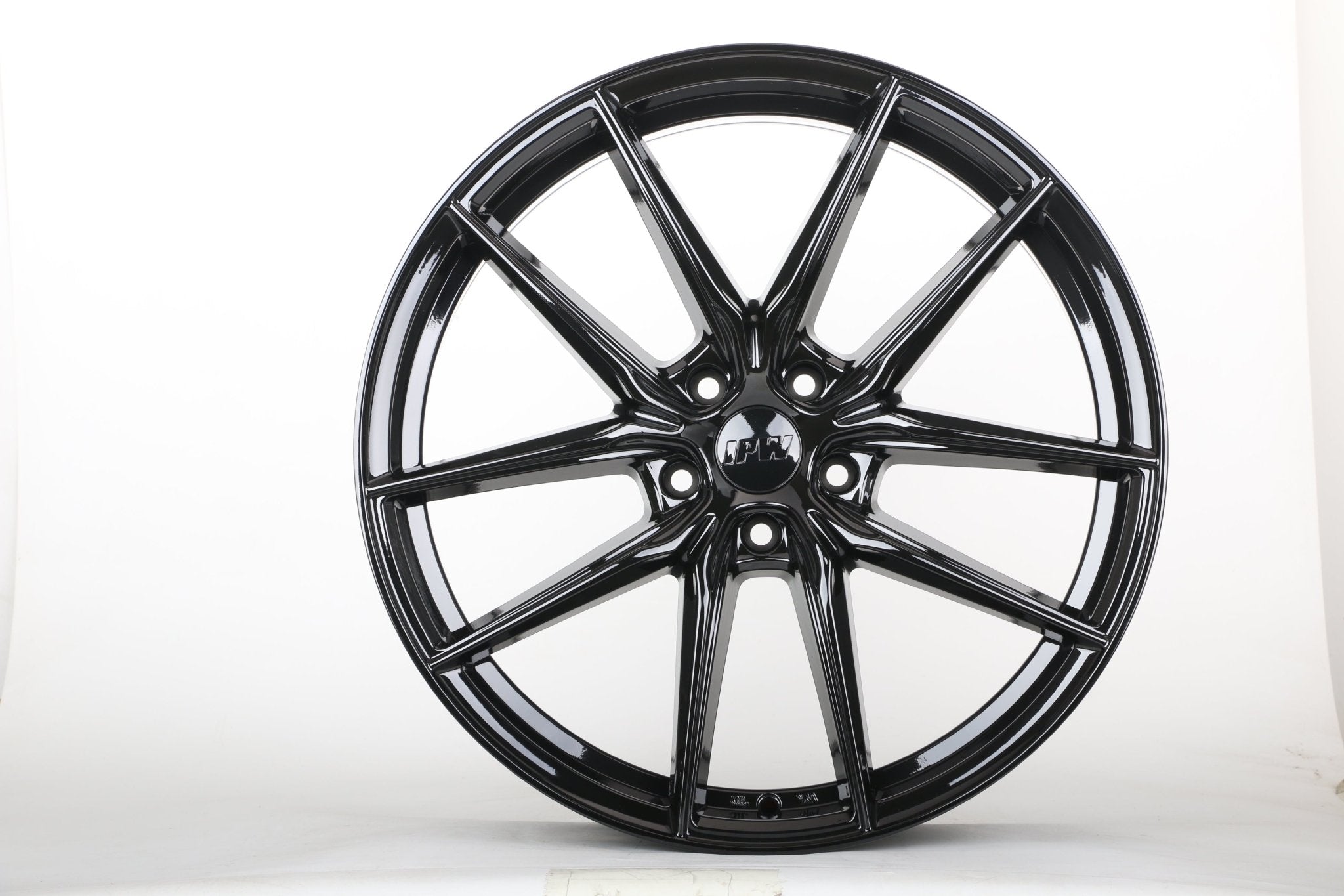 W1502 1662 Gloss Black 20x9.5 ET38 5x114.3 CB73.1 C030IPW - B - Gun Hill Tire House (WTW - WHOLESALE TIRES & WHEELS)