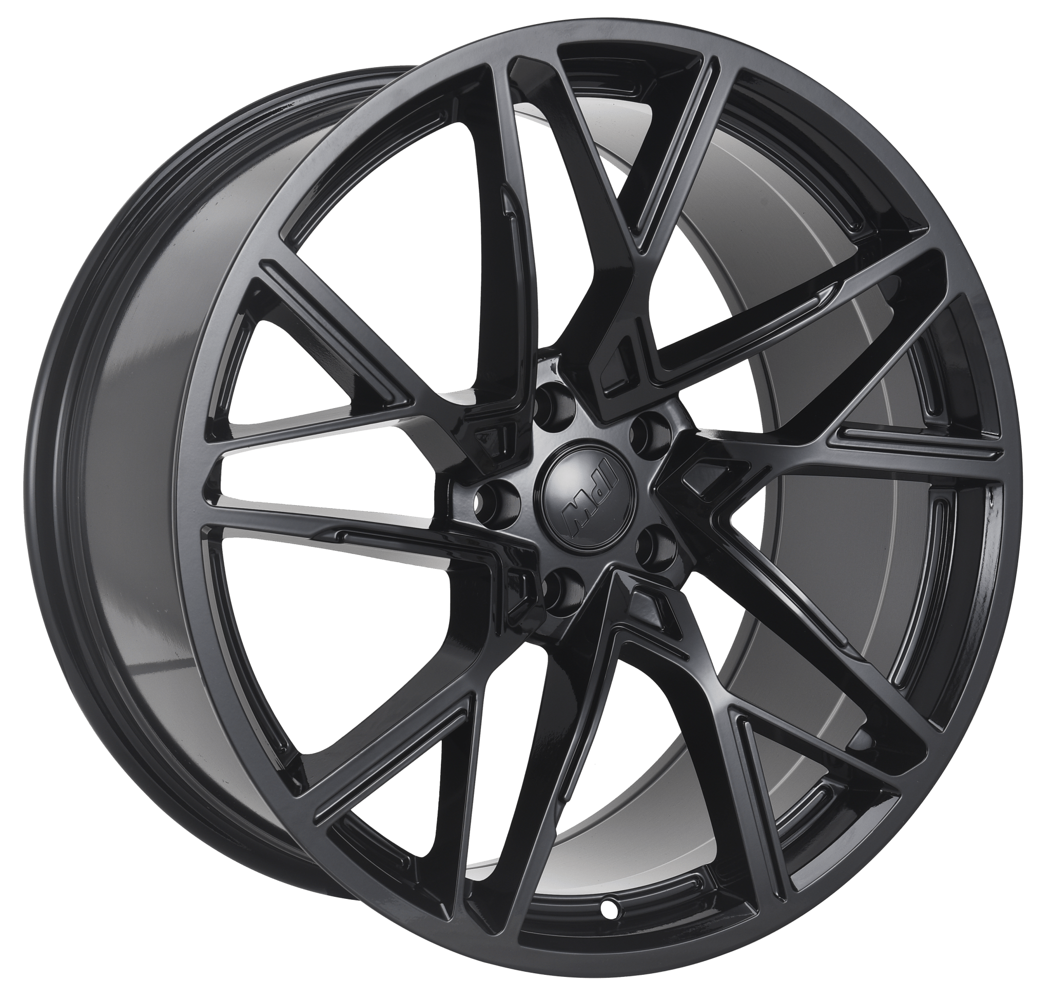 W1507 1463 Gloss Black 20x10 ET40 5x114.3 CB73.1 - Gun Hill Tire House (WTW - WHOLESALE TIRES & WHEELS)