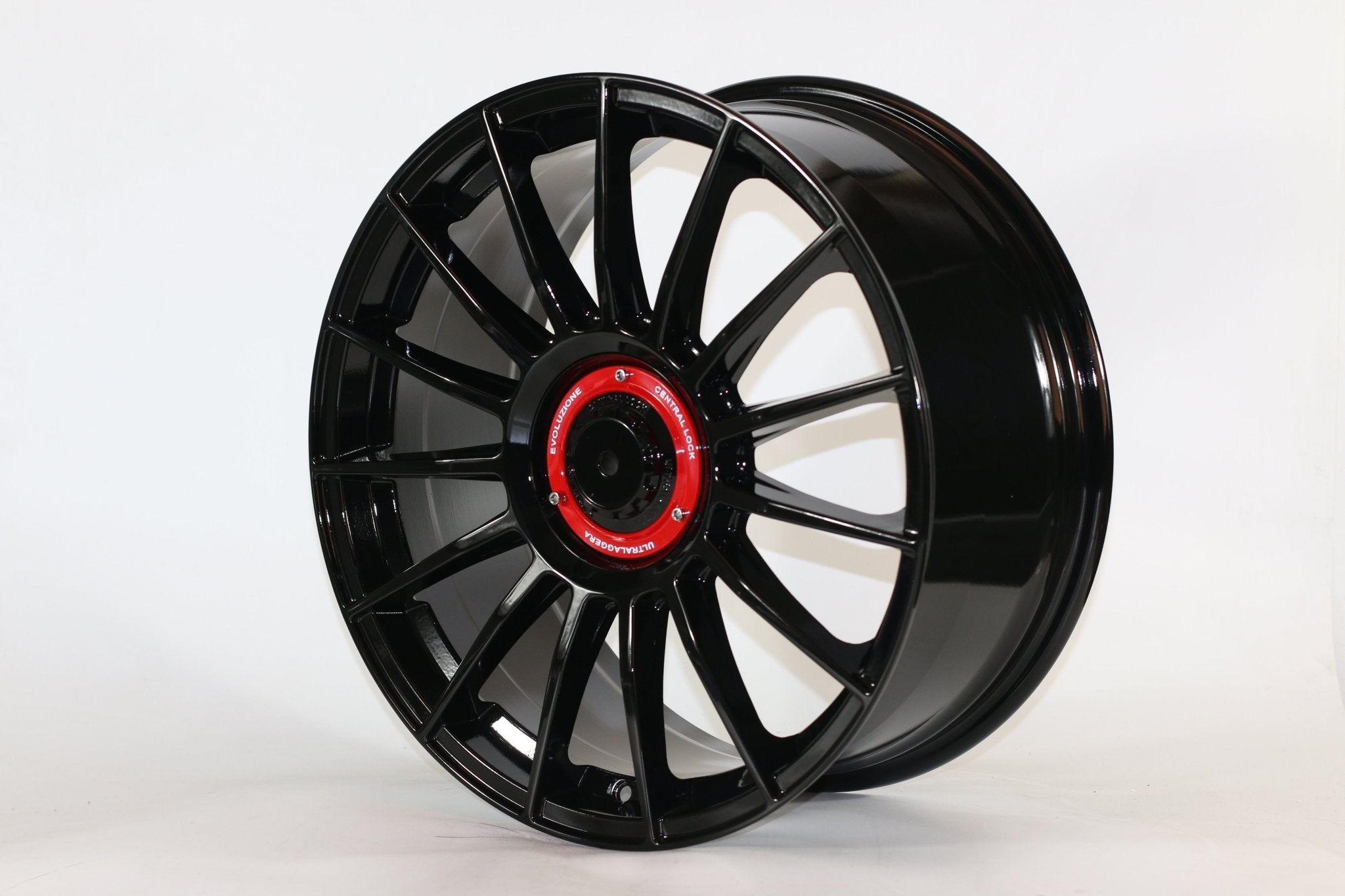 W1544 IVF - 257 Gloss Black 18x8.0 ET35 5x112 /114.3 CB73.1 - Gun Hill Tire House (WTW - WHOLESALE TIRES & WHEELS)