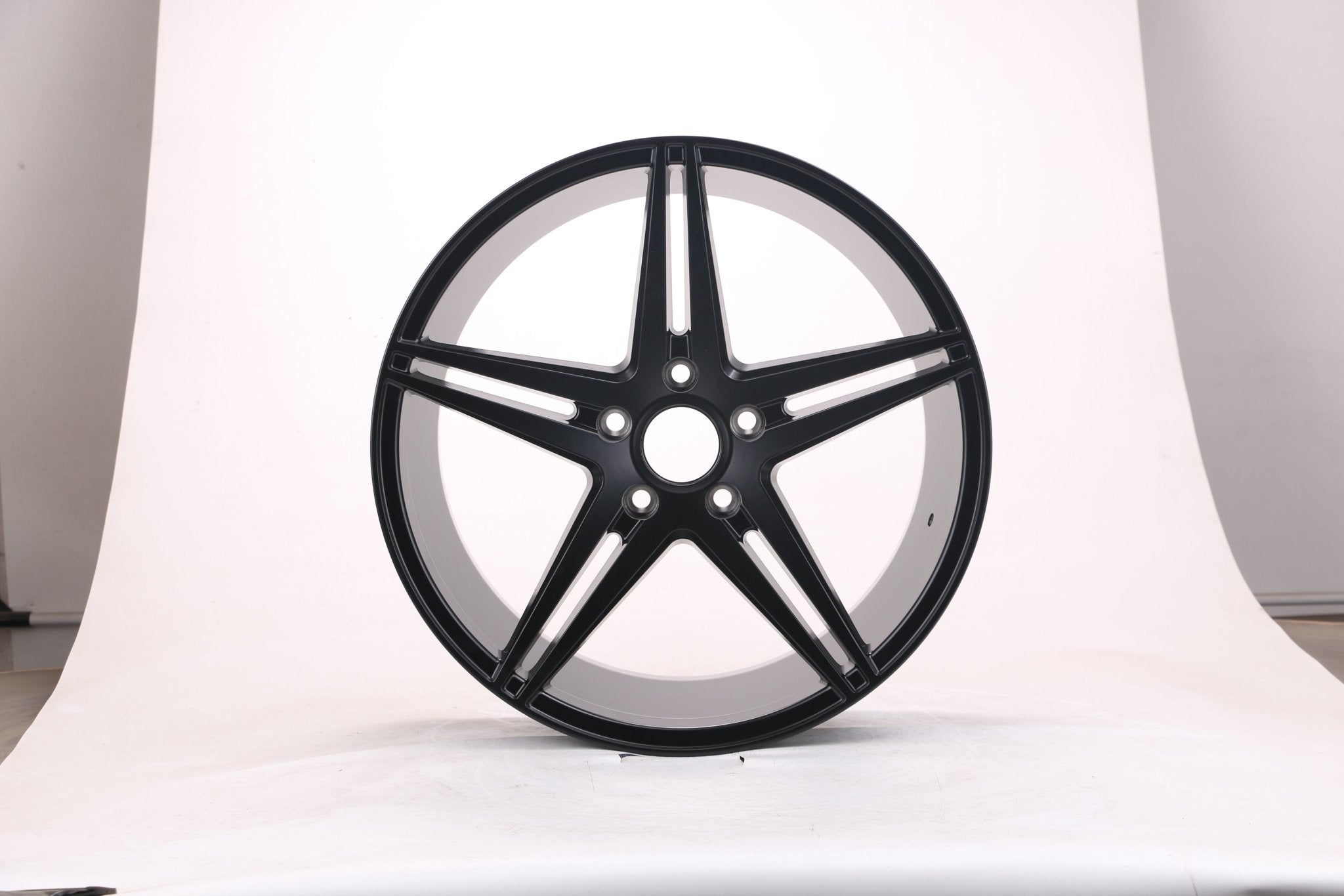 W1548 iV - 449 Satin Black 18x8.0 ET35 5x114.3 CB73.1 - Gun Hill Tire House (WTW - WHOLESALE TIRES & WHEELS)