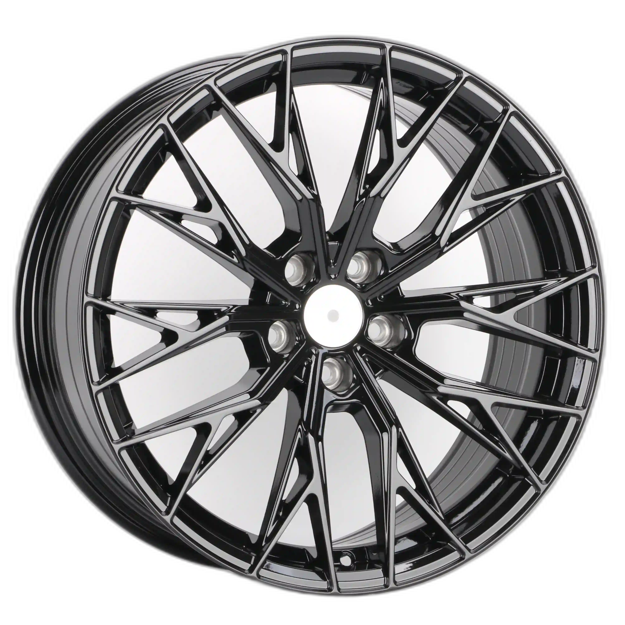 W1550 IVF - 3243 19x8.5 5x114.3 GLOSS BLACK - Gun Hill Tire House (WTW - WHOLESALE TIRES & WHEELS)
