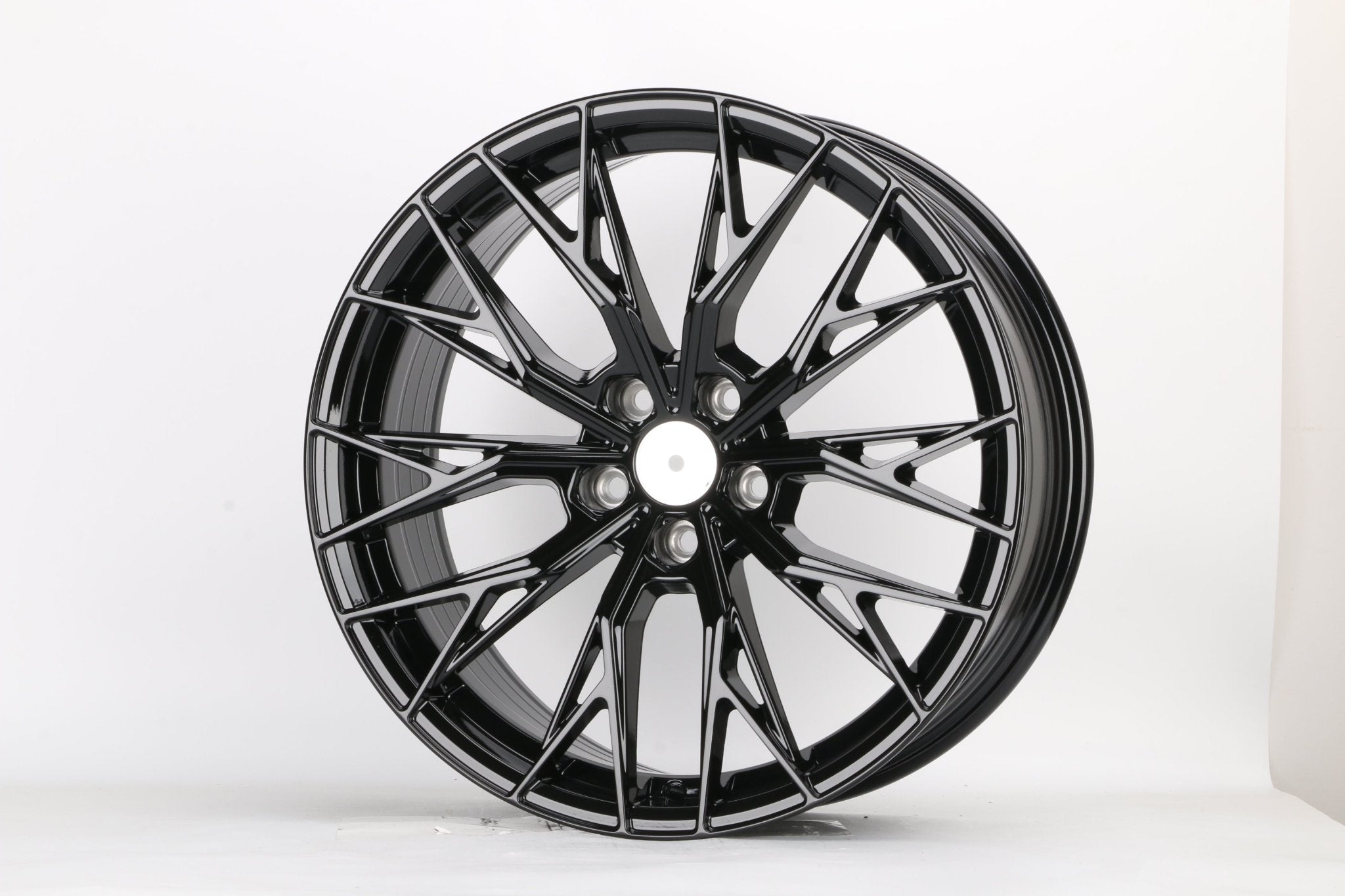 W1550 IVF - 3243 Gloss Black 19x8.5 ET35 5x114.3 CB73.1 - Gun Hill Tire House (WTW - WHOLESALE TIRES & WHEELS)