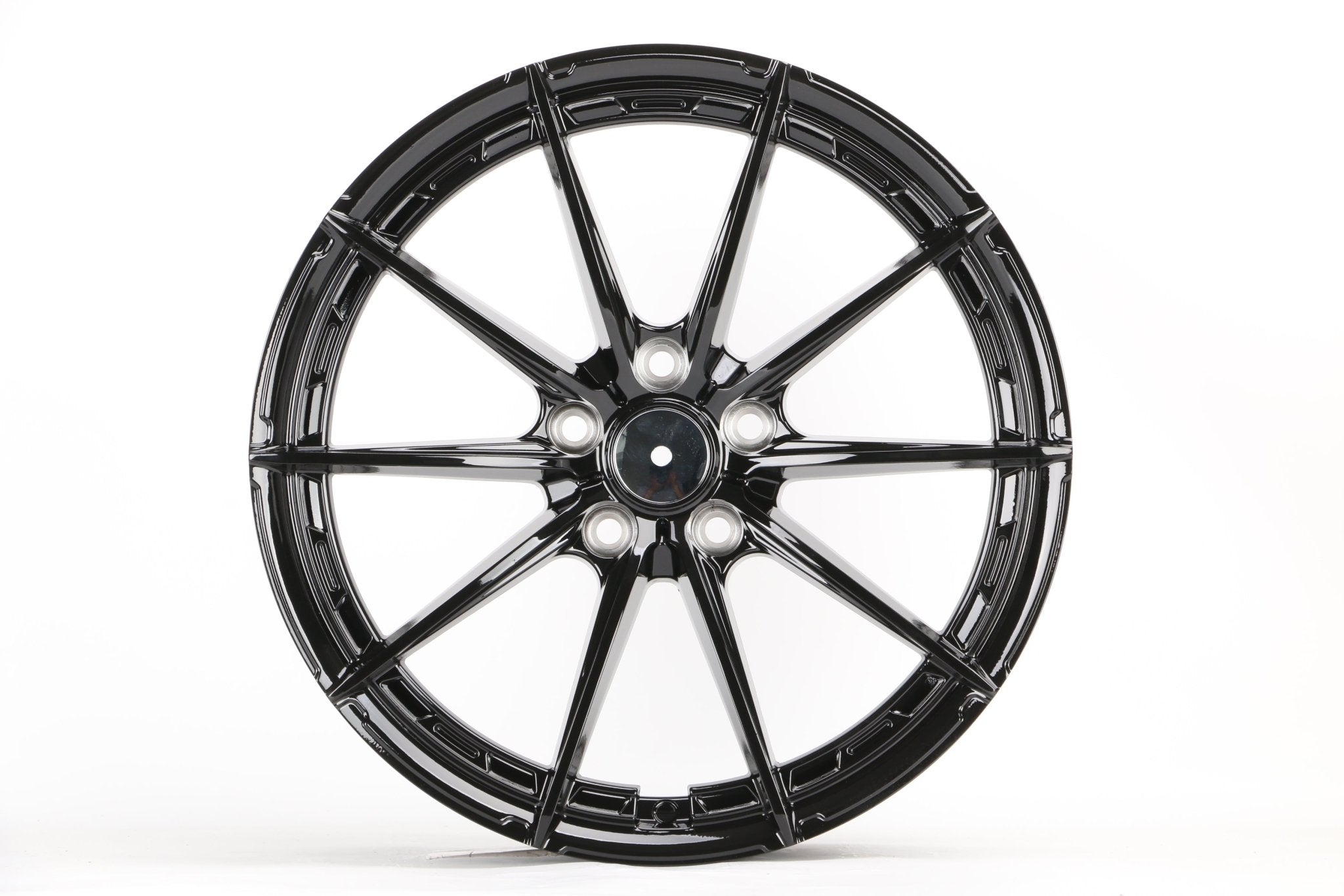 W169 IVF - 006 Gloss Black 18x9 ET38 5x114.3 CB73.1 - Gun Hill Tire House (WTW - WHOLESALE TIRES & WHEELS)