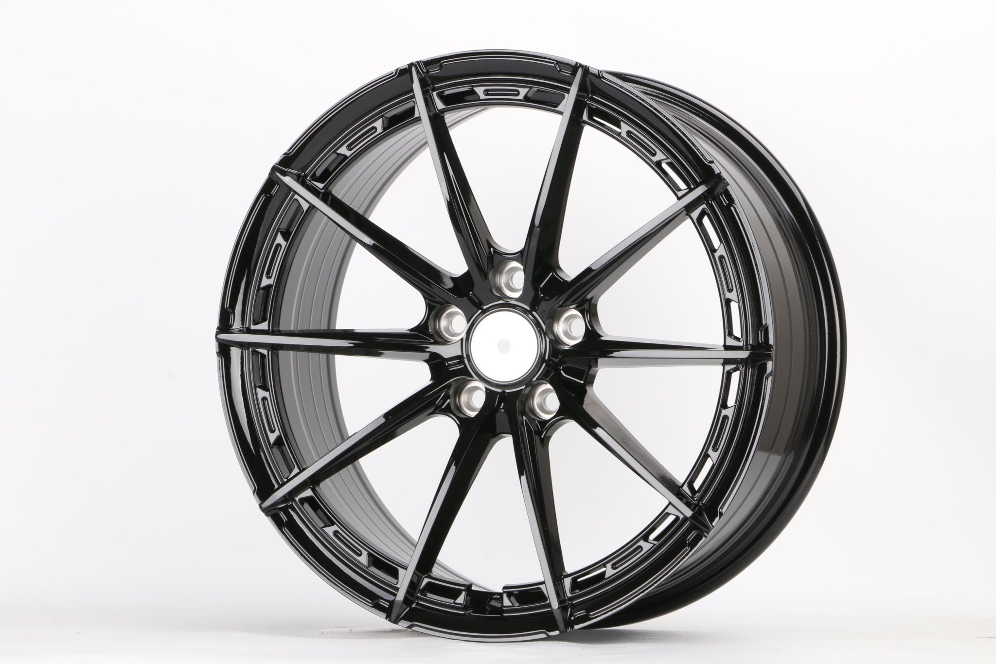 W169 IVF - 006 Gloss Black 18x9 ET38 5x114.3 CB73.1 - Gun Hill Tire House (WTW - WHOLESALE TIRES & WHEELS)