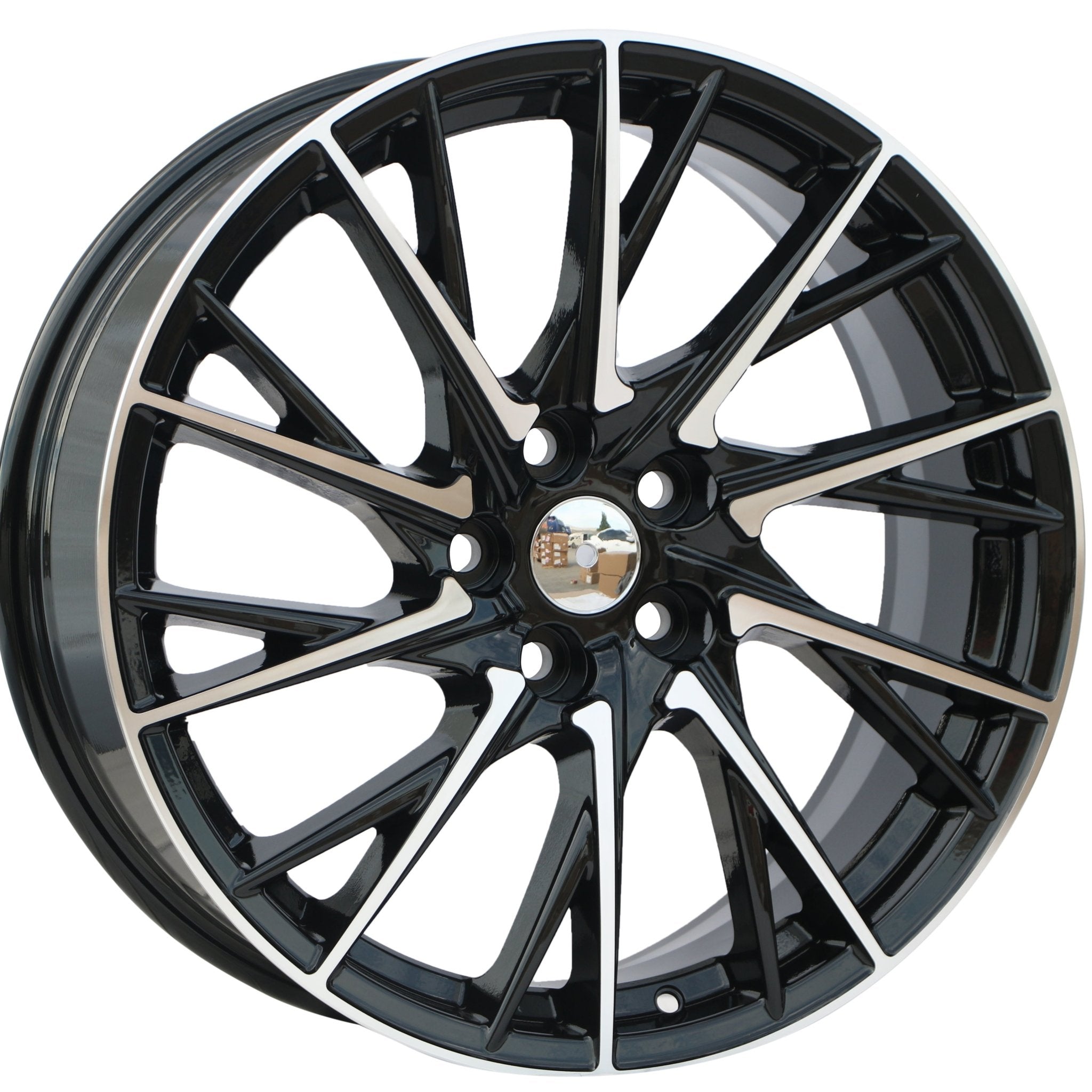 W205 1151 Black Machined Face 19x7.5 ET35 5x114.3 CB60.1 - Gun Hill Tire House (WTW - WHOLESALE TIRES & WHEELS)