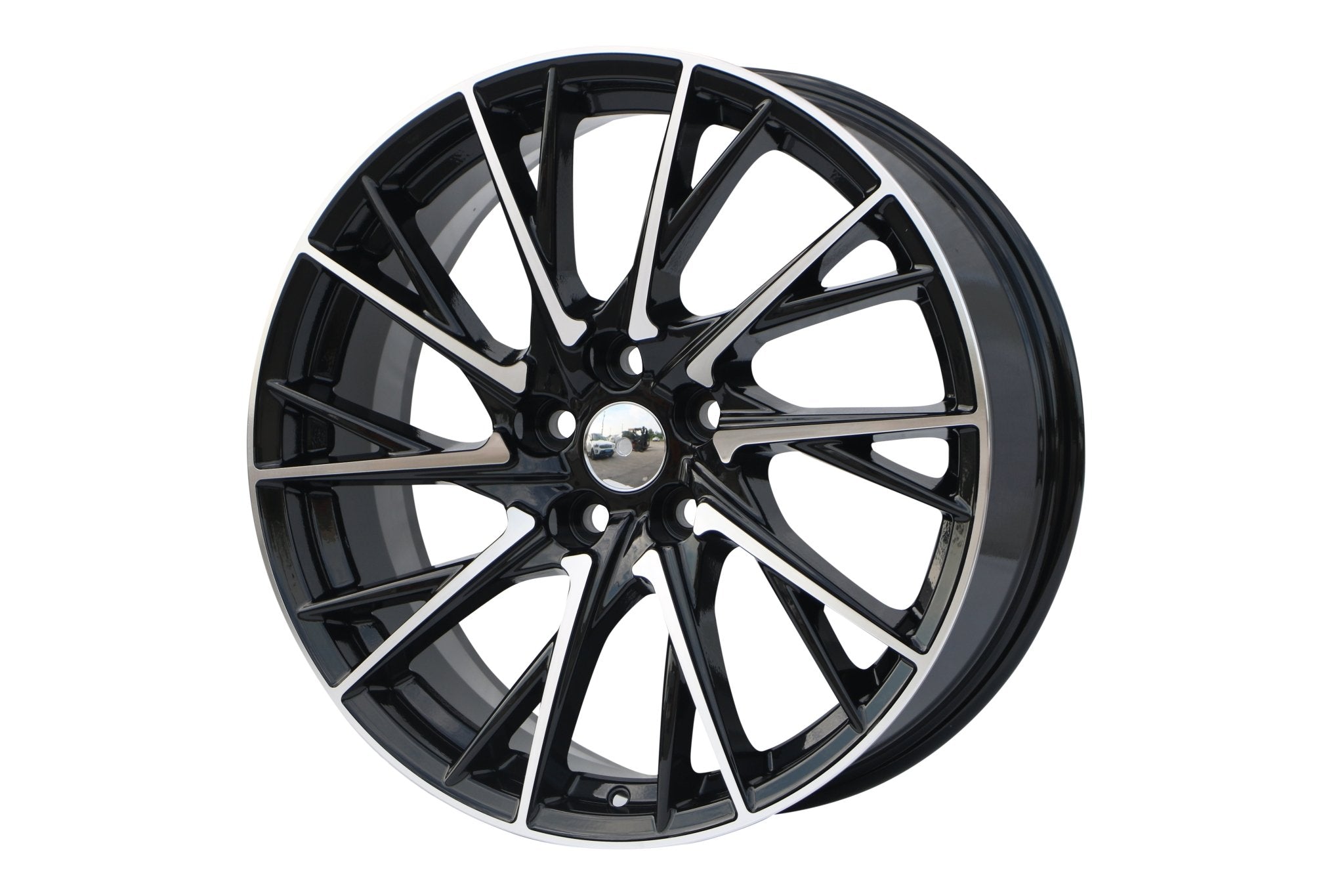 W205 1151 Black Machined Face 19x7.5 ET35 5x114.3 CB60.1 - Gun Hill Tire House (WTW - WHOLESALE TIRES & WHEELS)