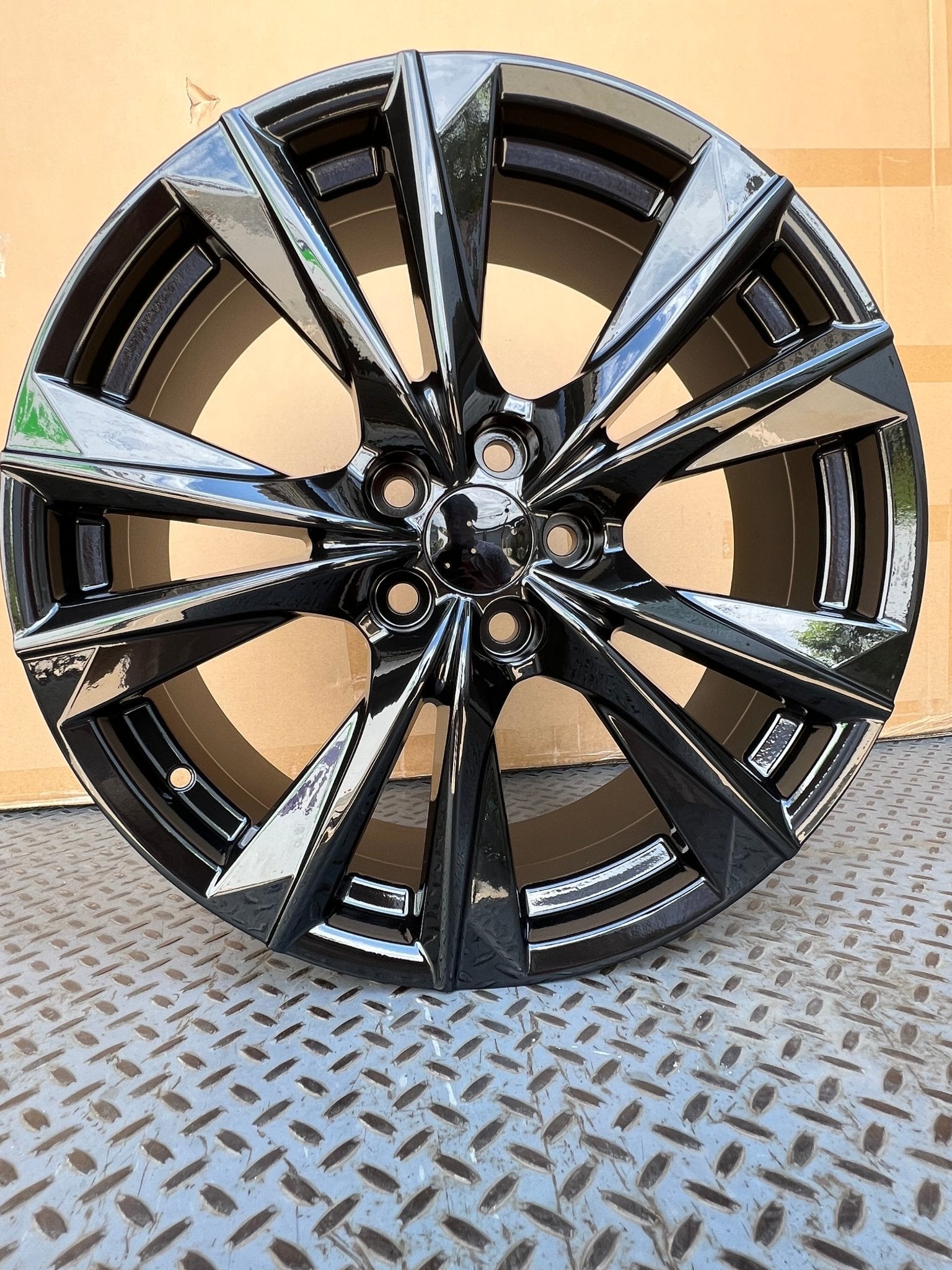 W206 IVF - 3202 Gloss Black 20x8 ET30 5x114.3 CB60.1 - Gun Hill Tire House (WTW - WHOLESALE TIRES & WHEELS)