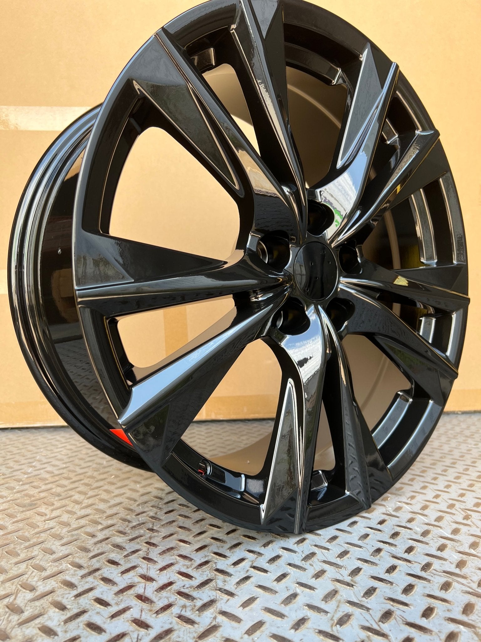 W206 IVF - 3202 Gloss Black 20x8 ET30 5x114.3 CB60.1 - Gun Hill Tire House (WTW - WHOLESALE TIRES & WHEELS)