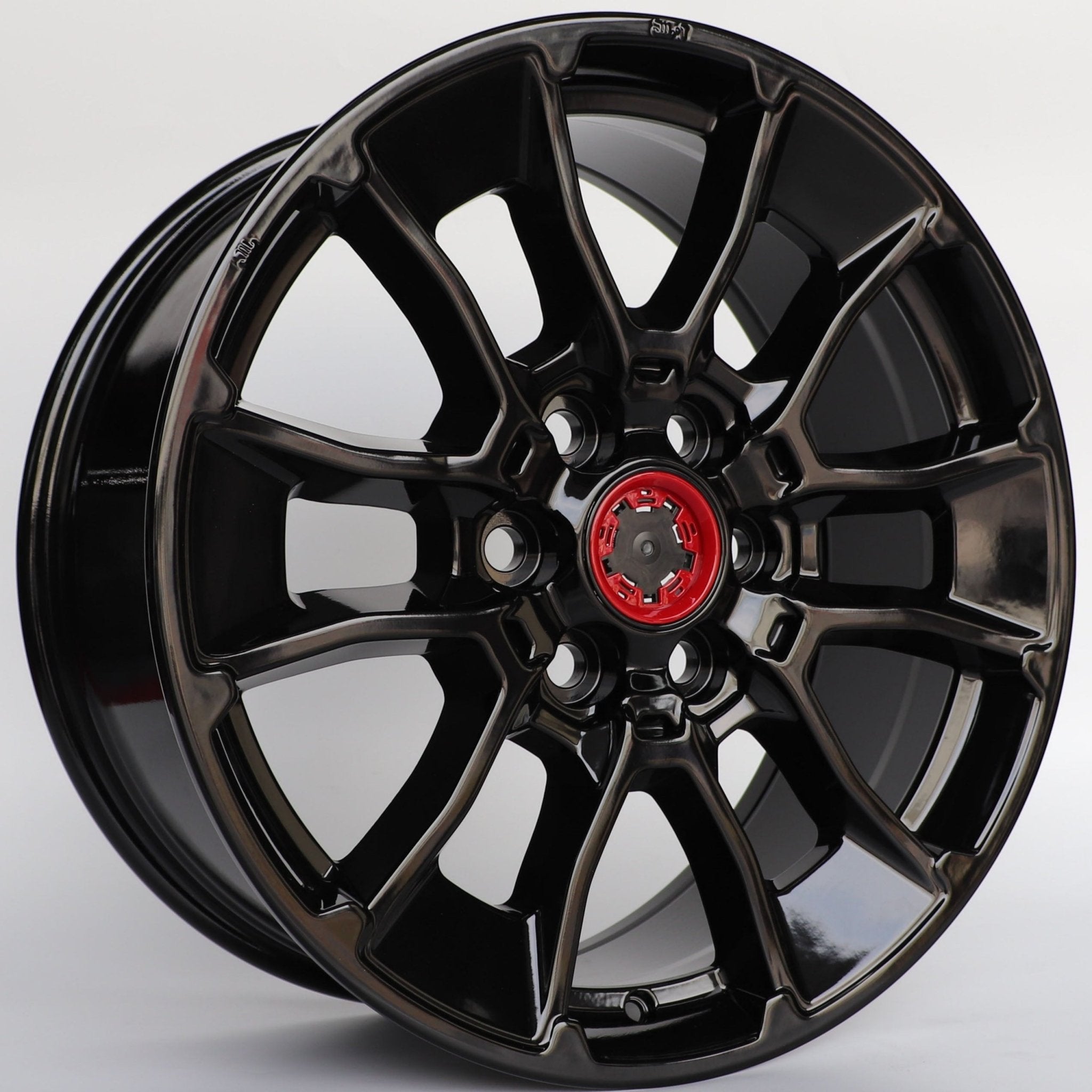 W218 F1880 Gloss Black 20x8.5 ET15 6x139.7 CB 106.1 Note Log Hole Must Be the same as W230 - Gun Hill Tire House (WTW - WHOLESALE TIRES & WHEELS)