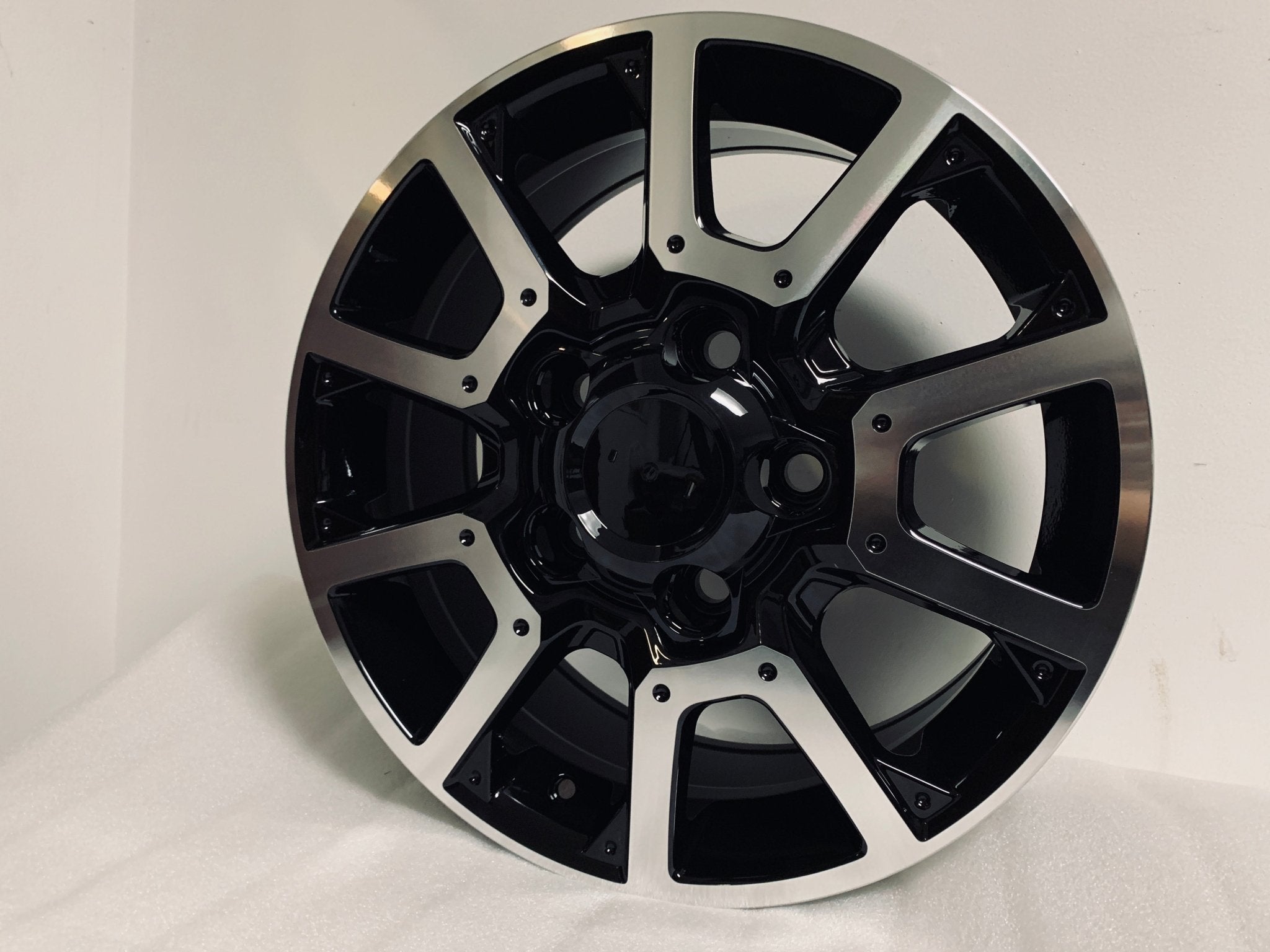 W248 Black Machined Face 18x8.0 ET50 5x150 CB110 - Gun Hill Tire House (WTW - WHOLESALE TIRES & WHEELS)