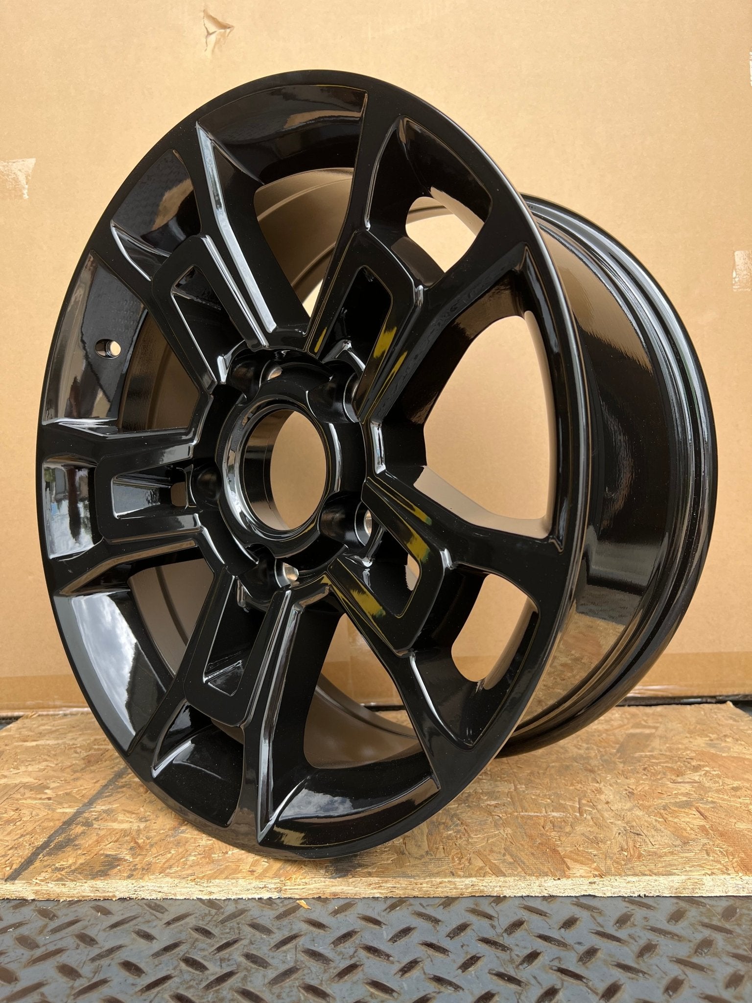 W253 1857 Gloss Black 20x8.5 ET55 CB110 5x150 - Gun Hill Tire House (WTW - WHOLESALE TIRES & WHEELS)