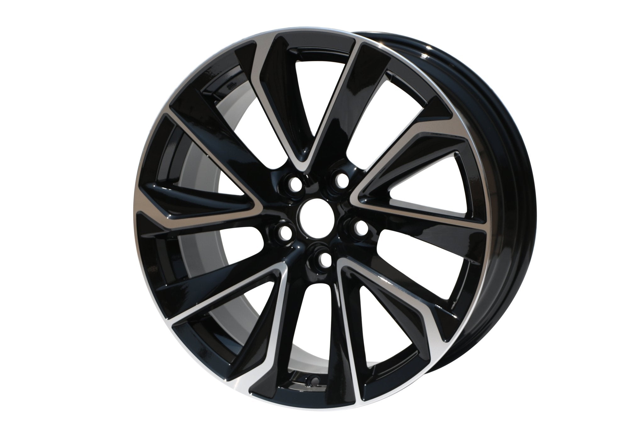 W254 D2038 Black Machined Face 18x8.0 ET40 CB73.1 5x114.3 - Gun Hill Tire House (WTW - WHOLESALE TIRES & WHEELS)