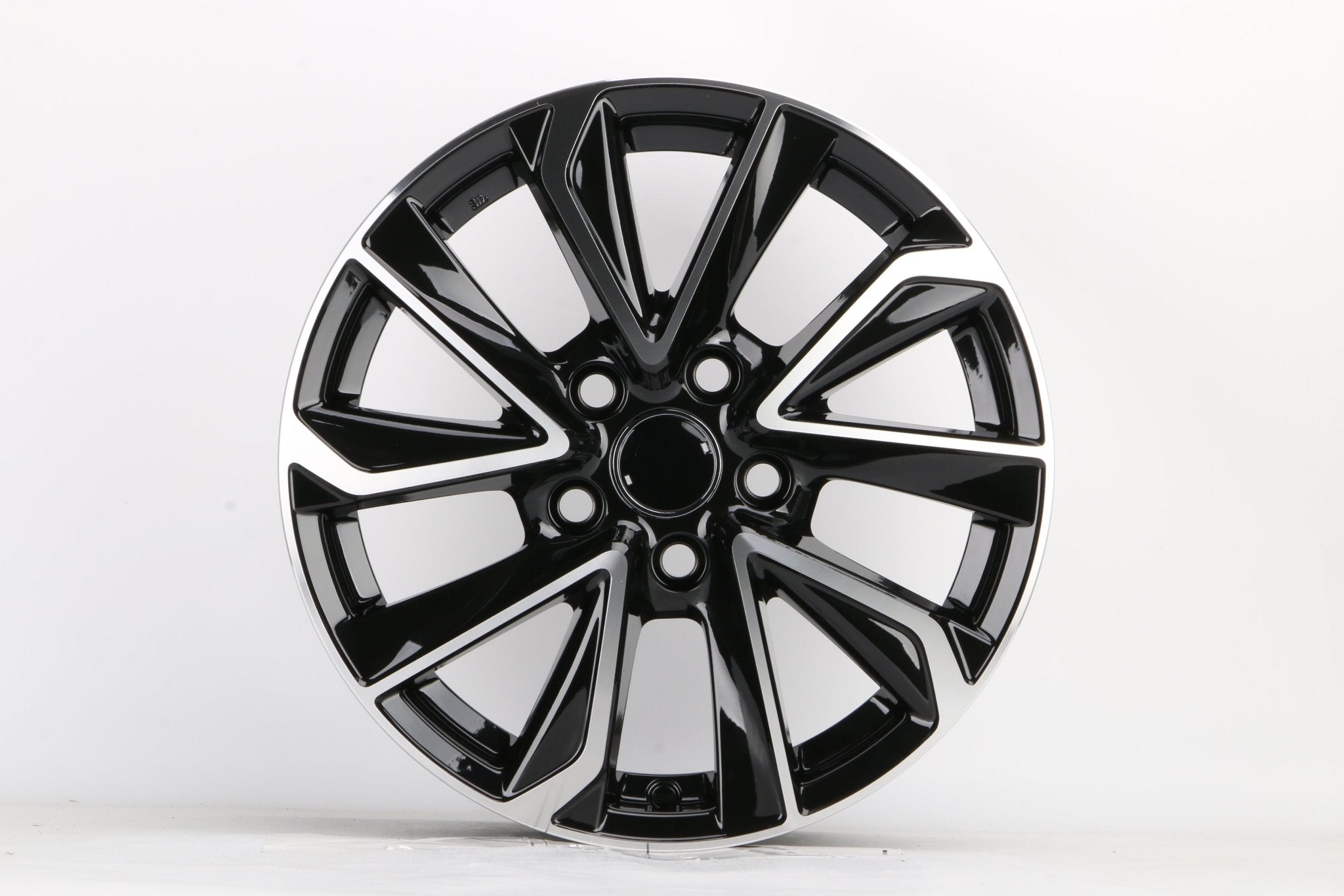 W254 D2038 Black Machined Face 18x8.0 ET40 CB73.1 5x114.3 - Gun Hill Tire House (WTW - WHOLESALE TIRES & WHEELS)