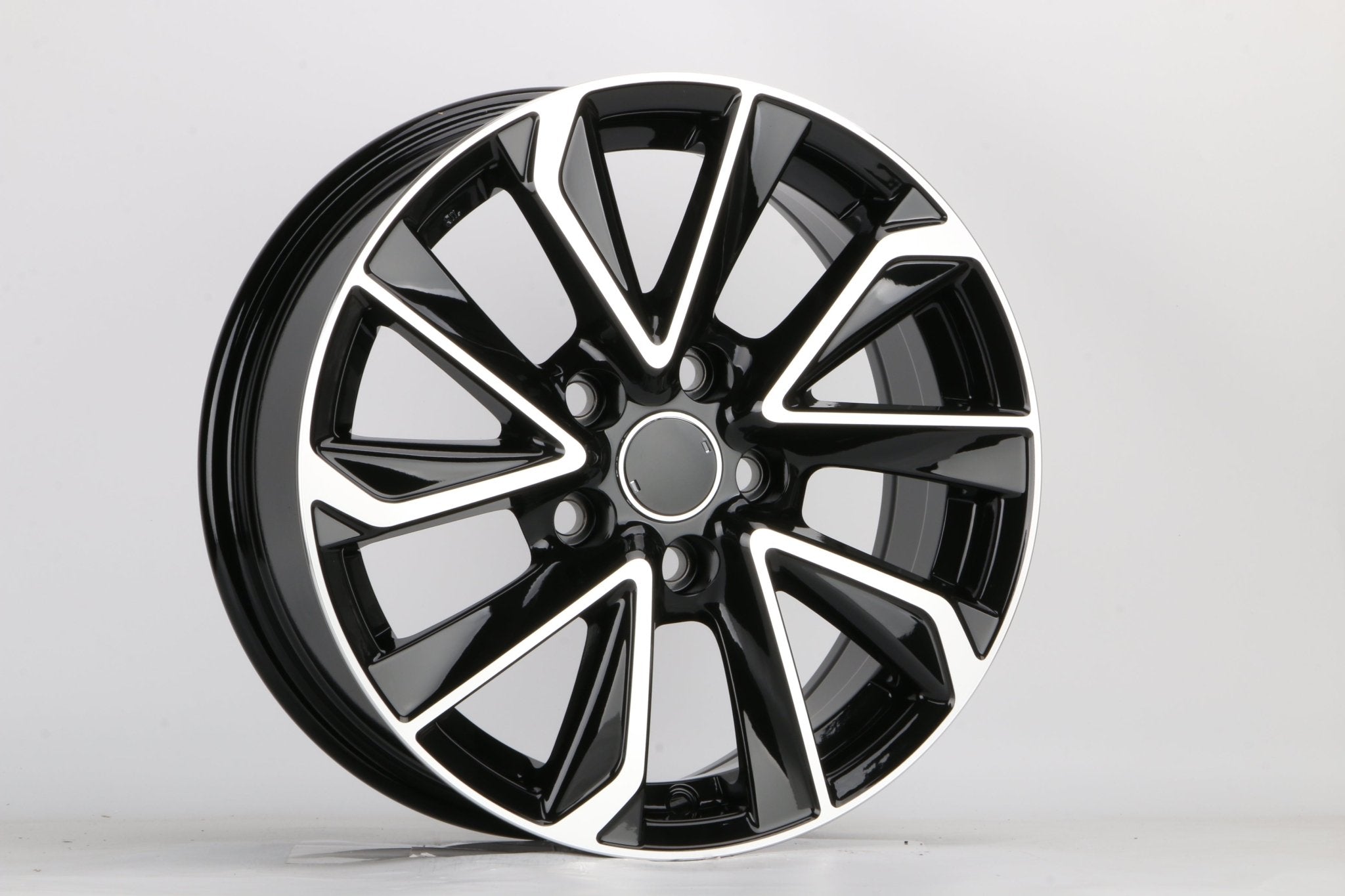 W254 D2038 Black Machined Face 18x8.0 ET40 CB73.1 5x114.3 - Gun Hill Tire House (WTW - WHOLESALE TIRES & WHEELS)