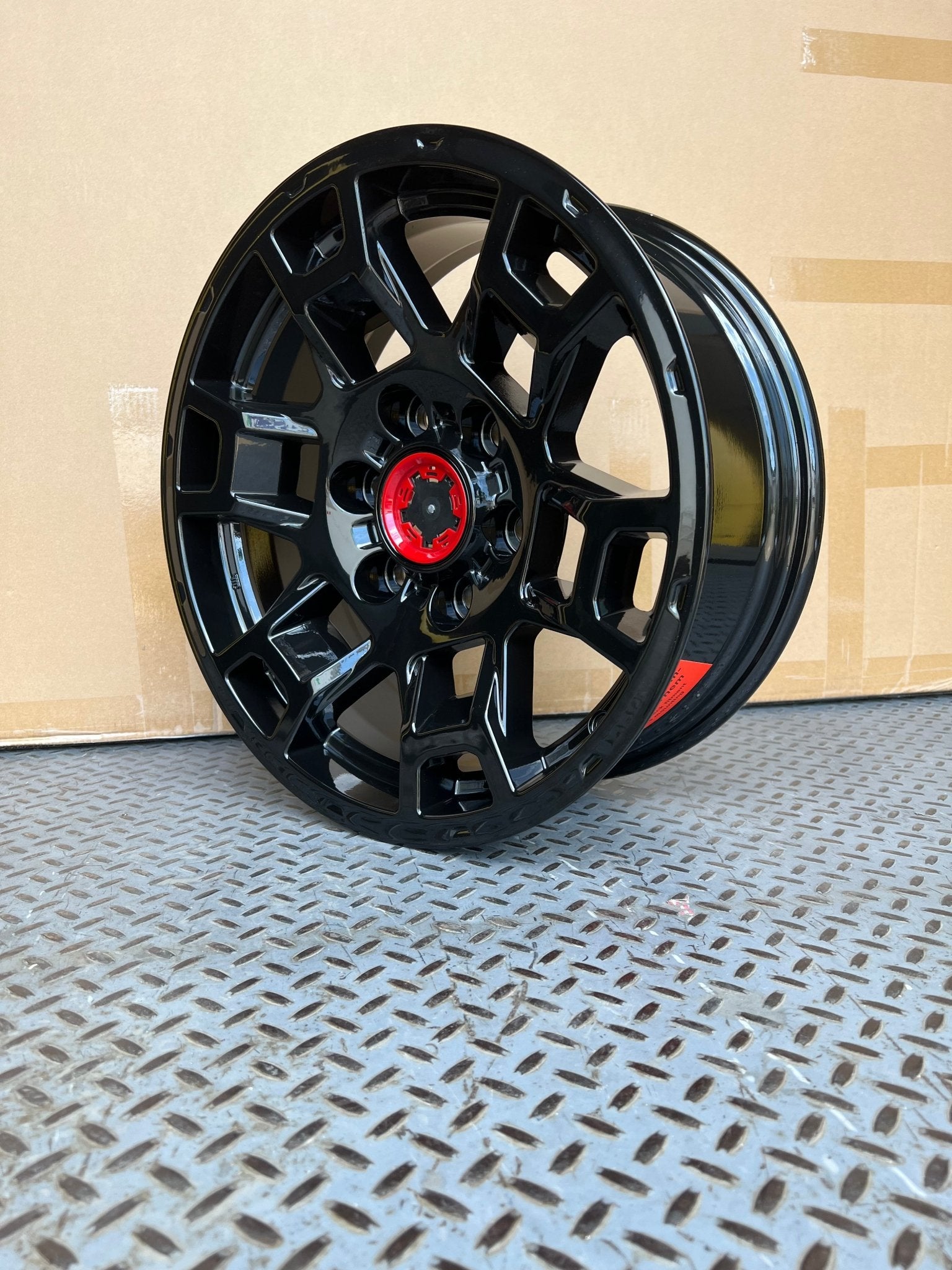 W260 D1664 Gloss Black 17*7.0 ET4 6x139.7 CB106.1 C1664 - B - Gun Hill Tire House (WTW - WHOLESALE TIRES & WHEELS)