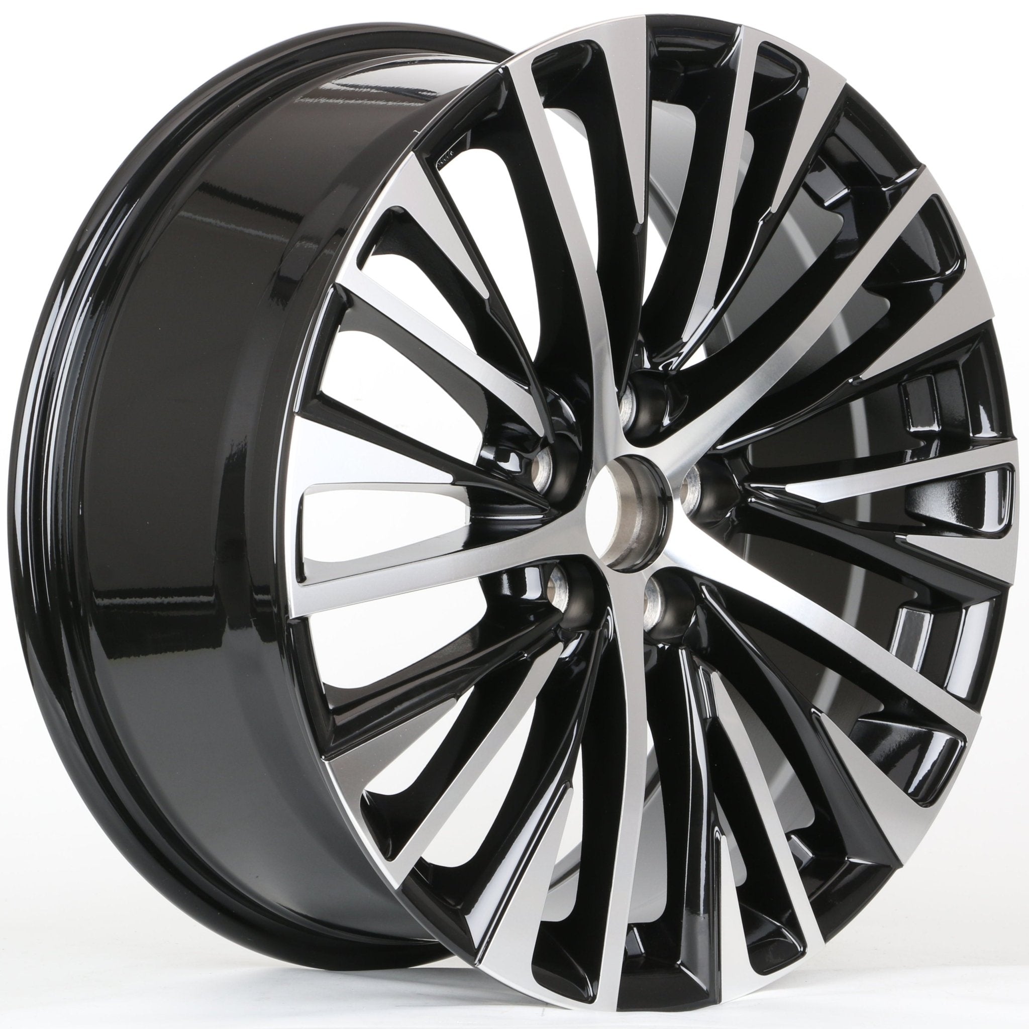 W270 IVF - 952 Black Machined Face 20x8 ET30 5x114.3 CB60.1 - Gun Hill Tire House (WTW - WHOLESALE TIRES & WHEELS)