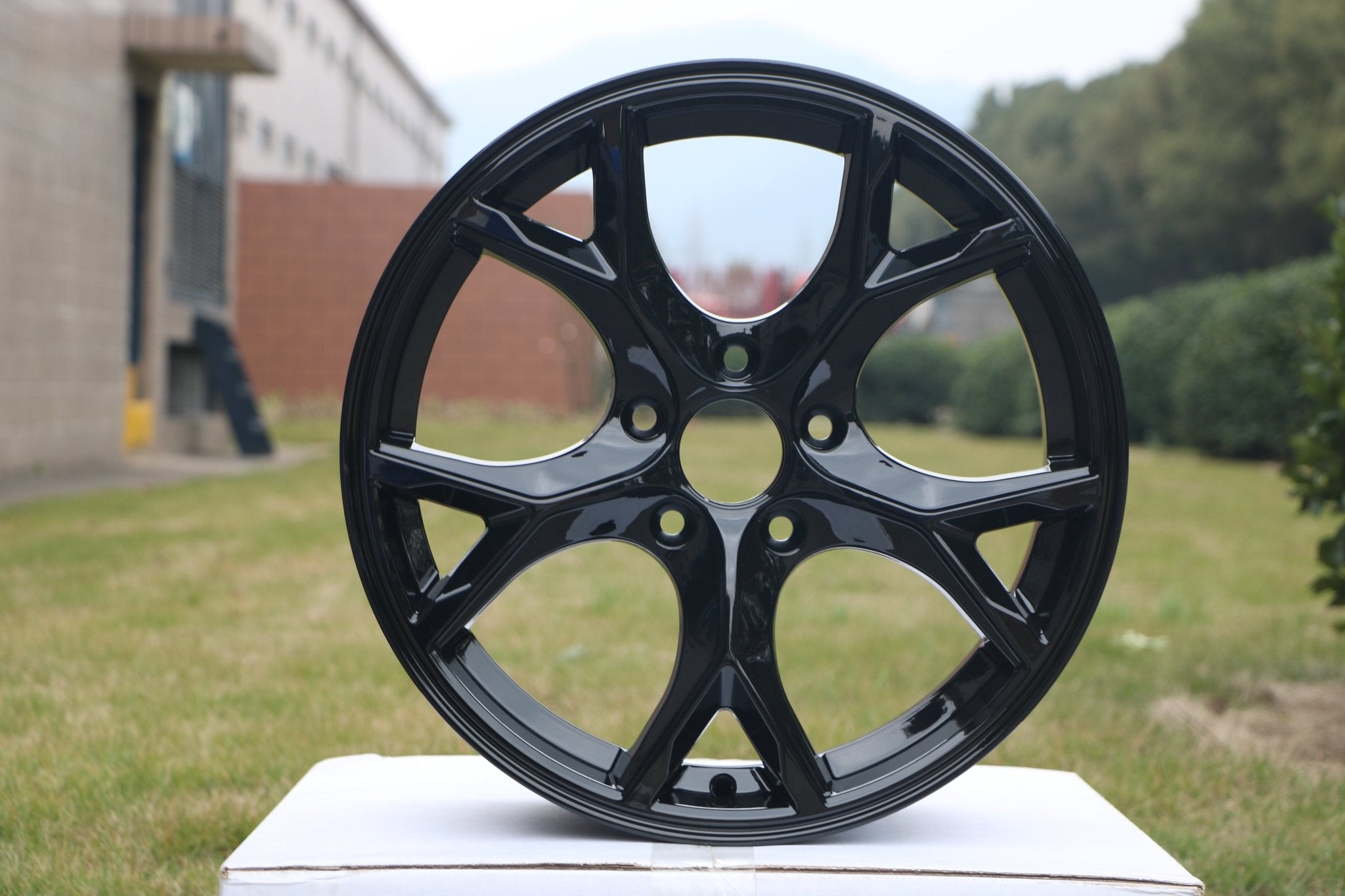 W313 Gloss Black 17x7.5 Et42 5x114.3 CB64.1 - Gun Hill Tire House (WTW - WHOLESALE TIRES & WHEELS)